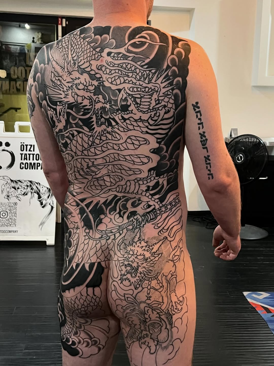 Tattoo by @kayle77 — japanese_irezumi, blackwork