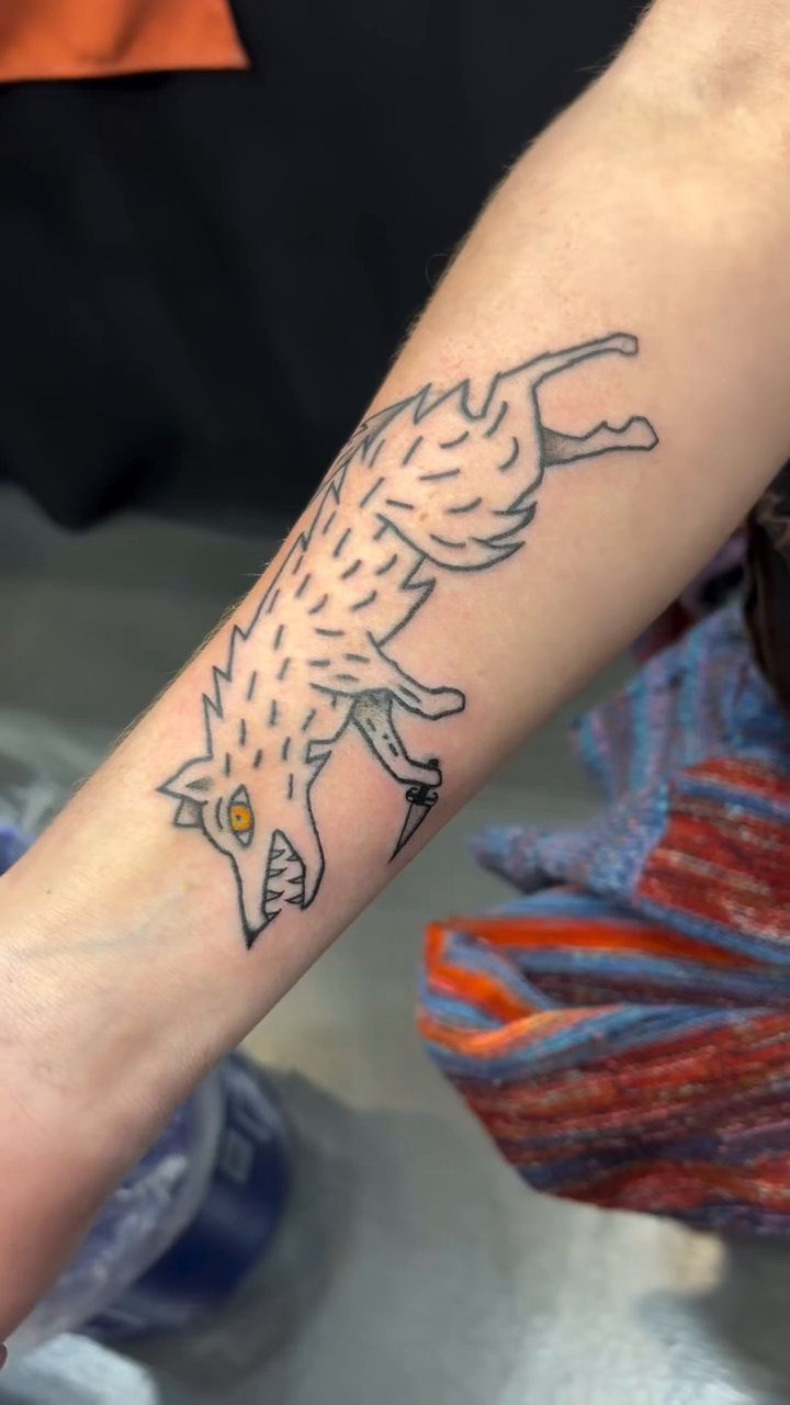 Tattoo by @sakurastabs — fine_line, black_and_grey