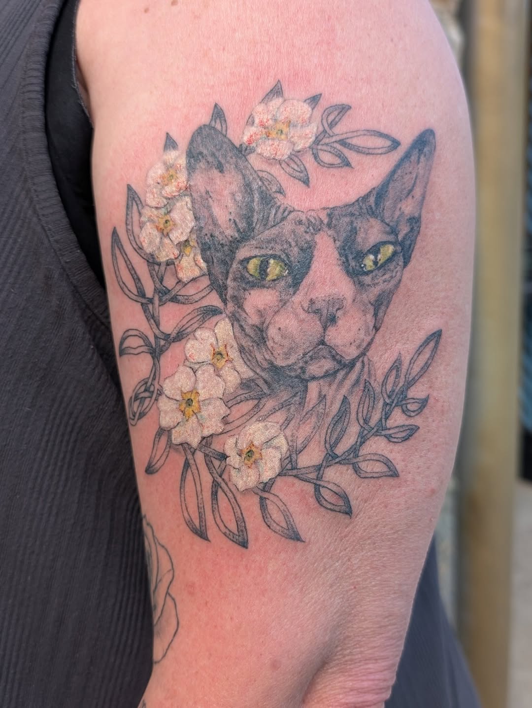 Tattoo by @cattatalso โ realism, fine_line