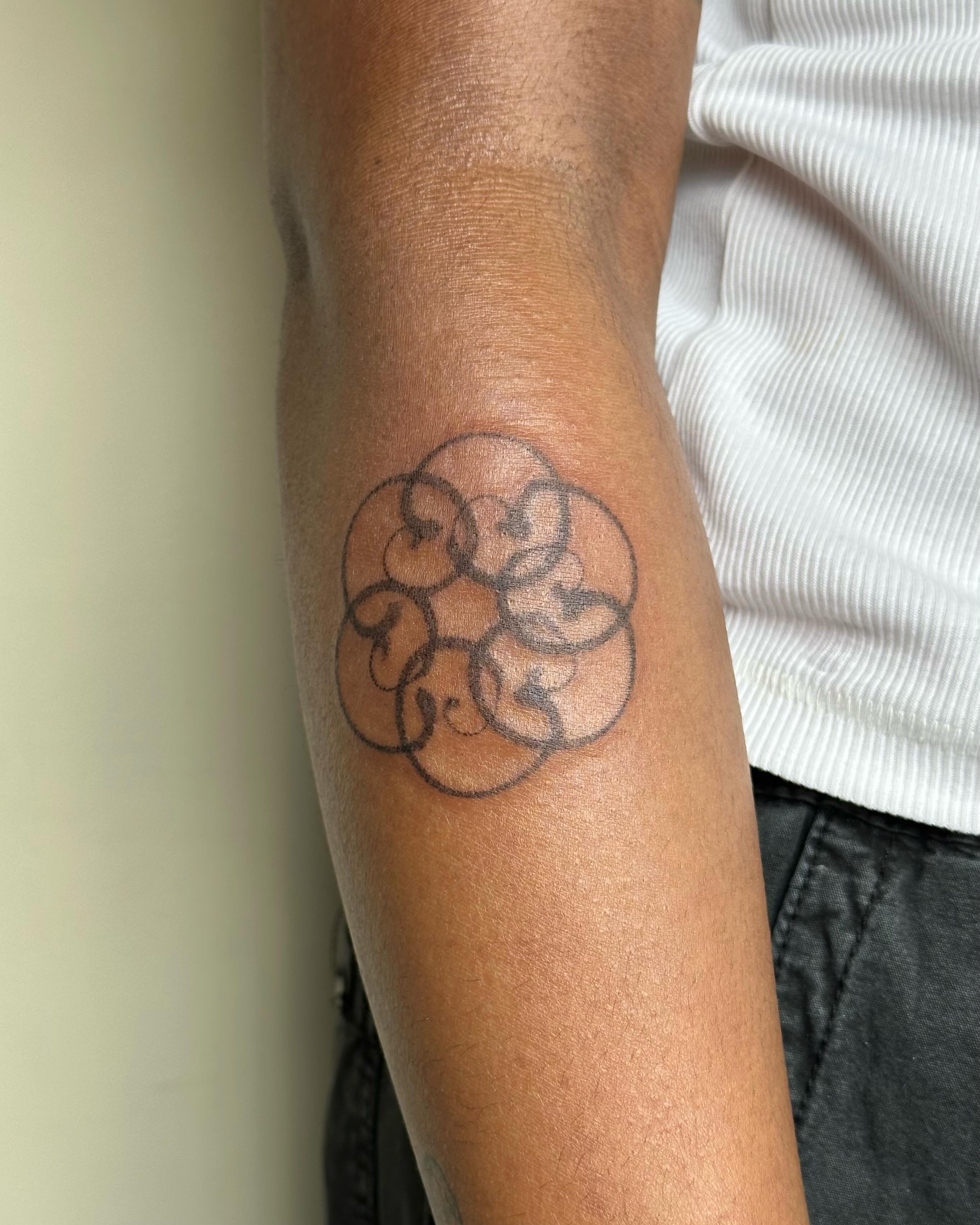 Tattoo by @rrrackham — geometric