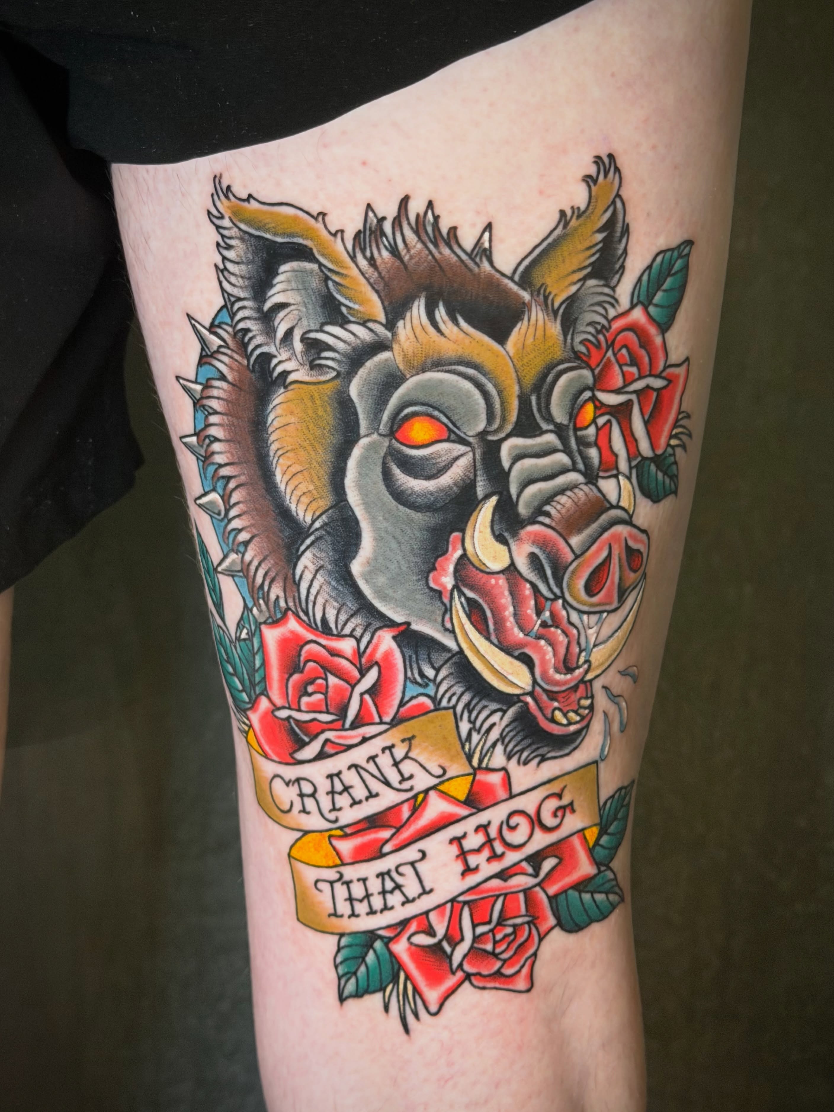 Tattoo by @scruffy_tattooer — american_traditional, neo_traditional