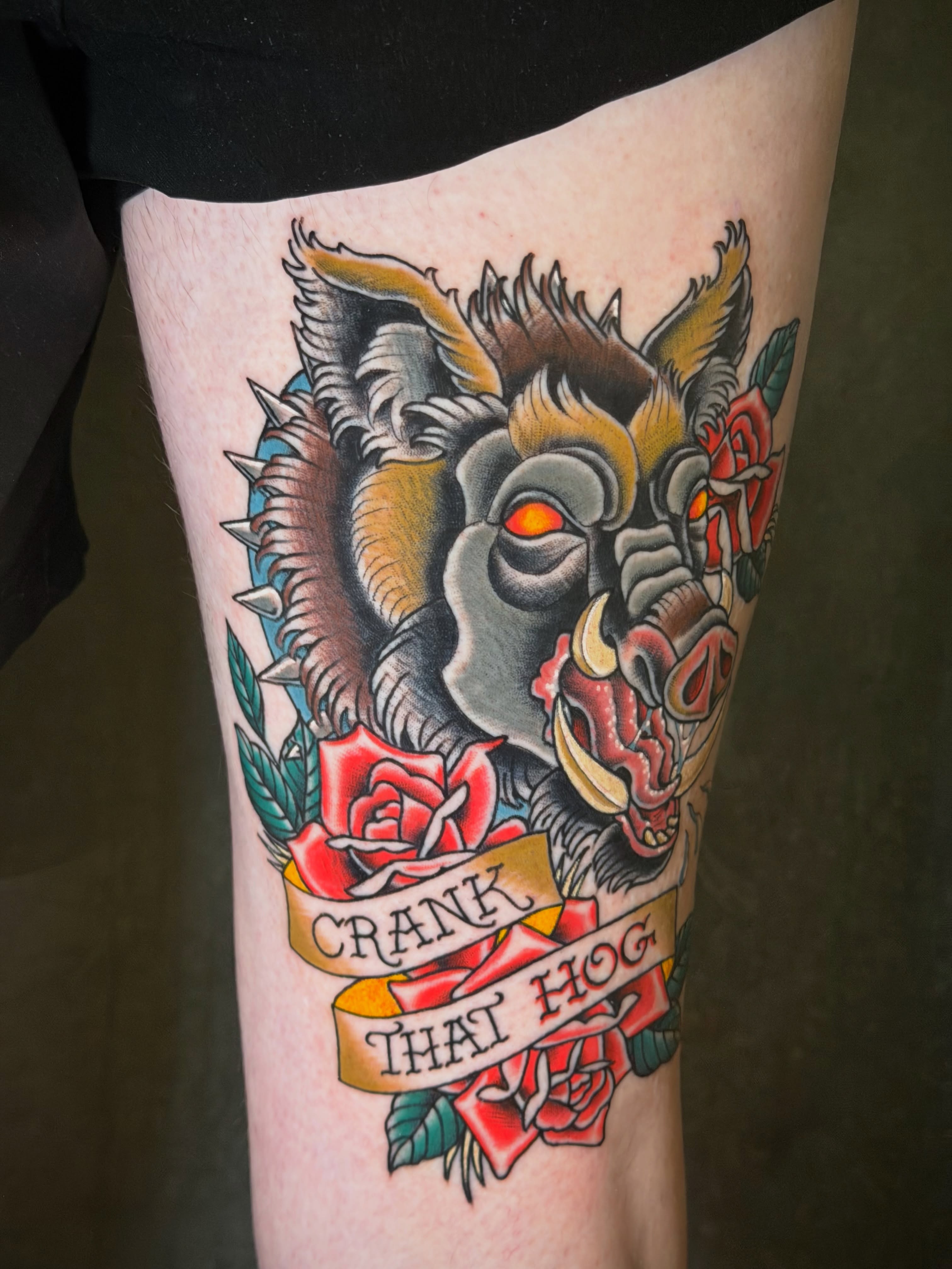 Tattoo by @scruffy_tattooer — american_traditional, neo_traditional