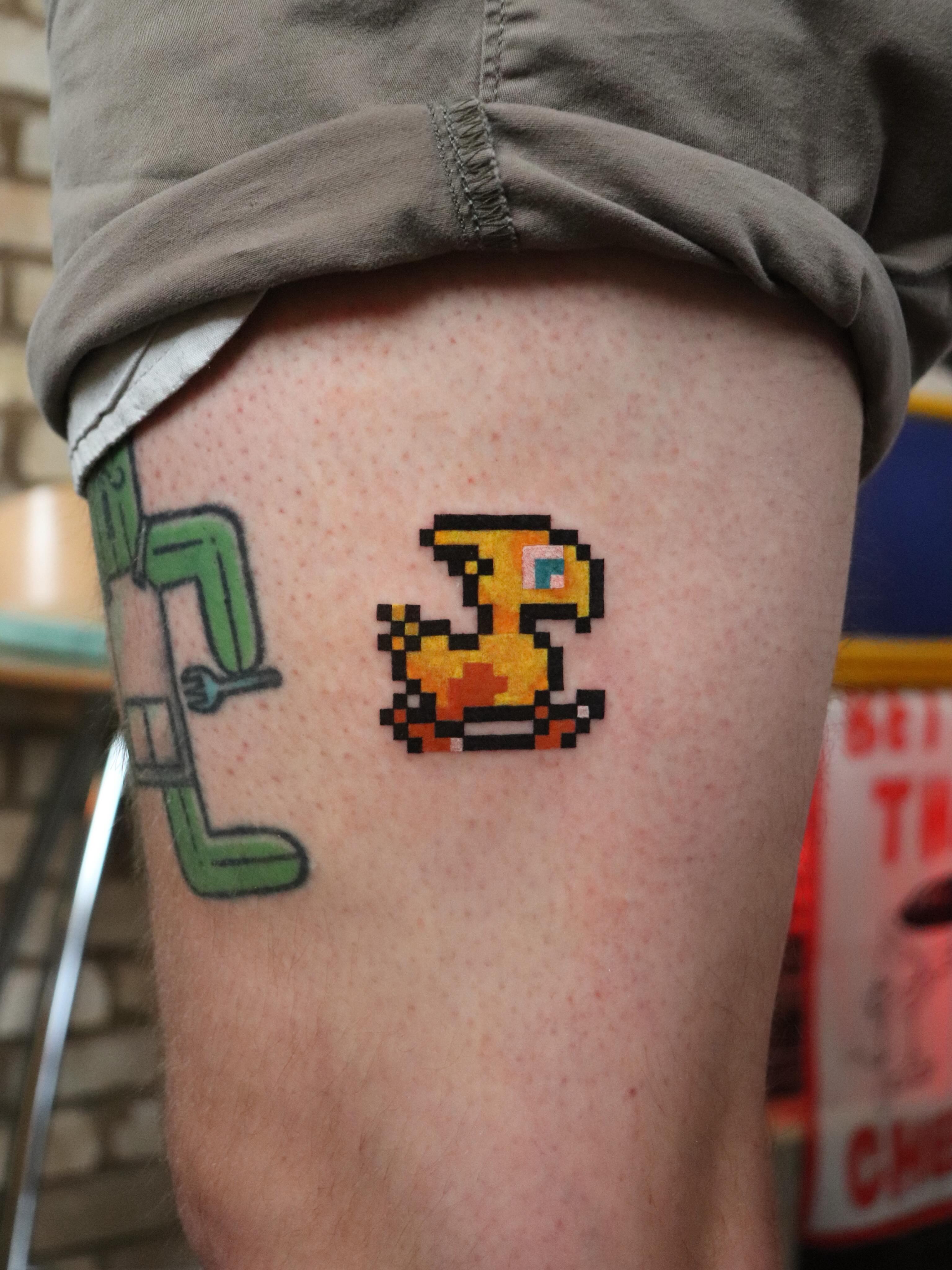 Tattoo by @insert_coin_1 β dotwork
