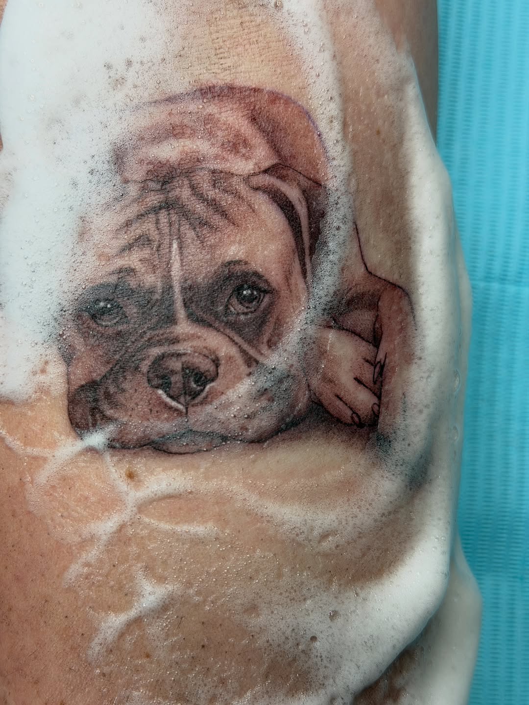 Tattoo by @melrosearttt — realism, black_and_grey
