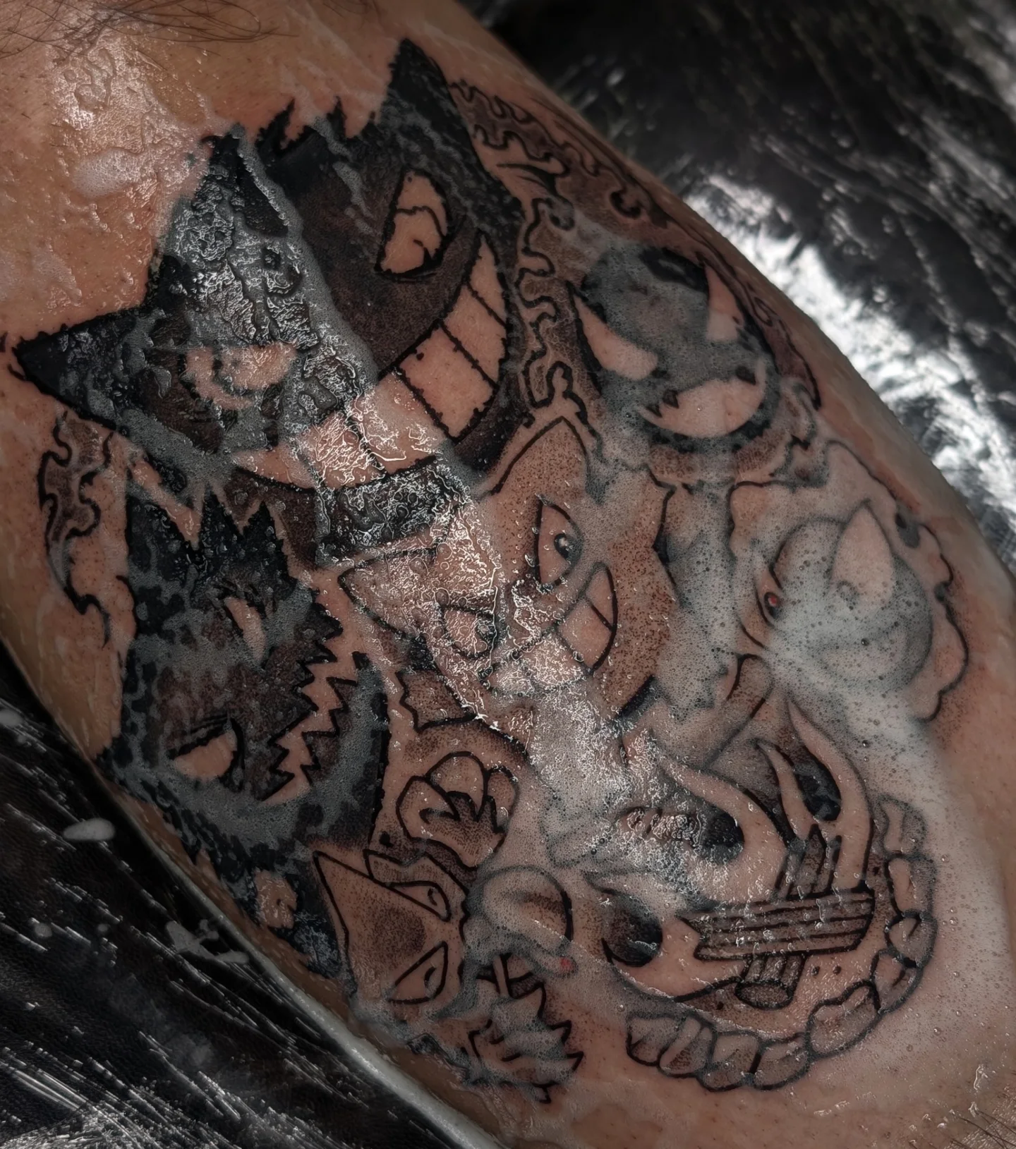 Tattoo by @matchashojo — black_and_grey