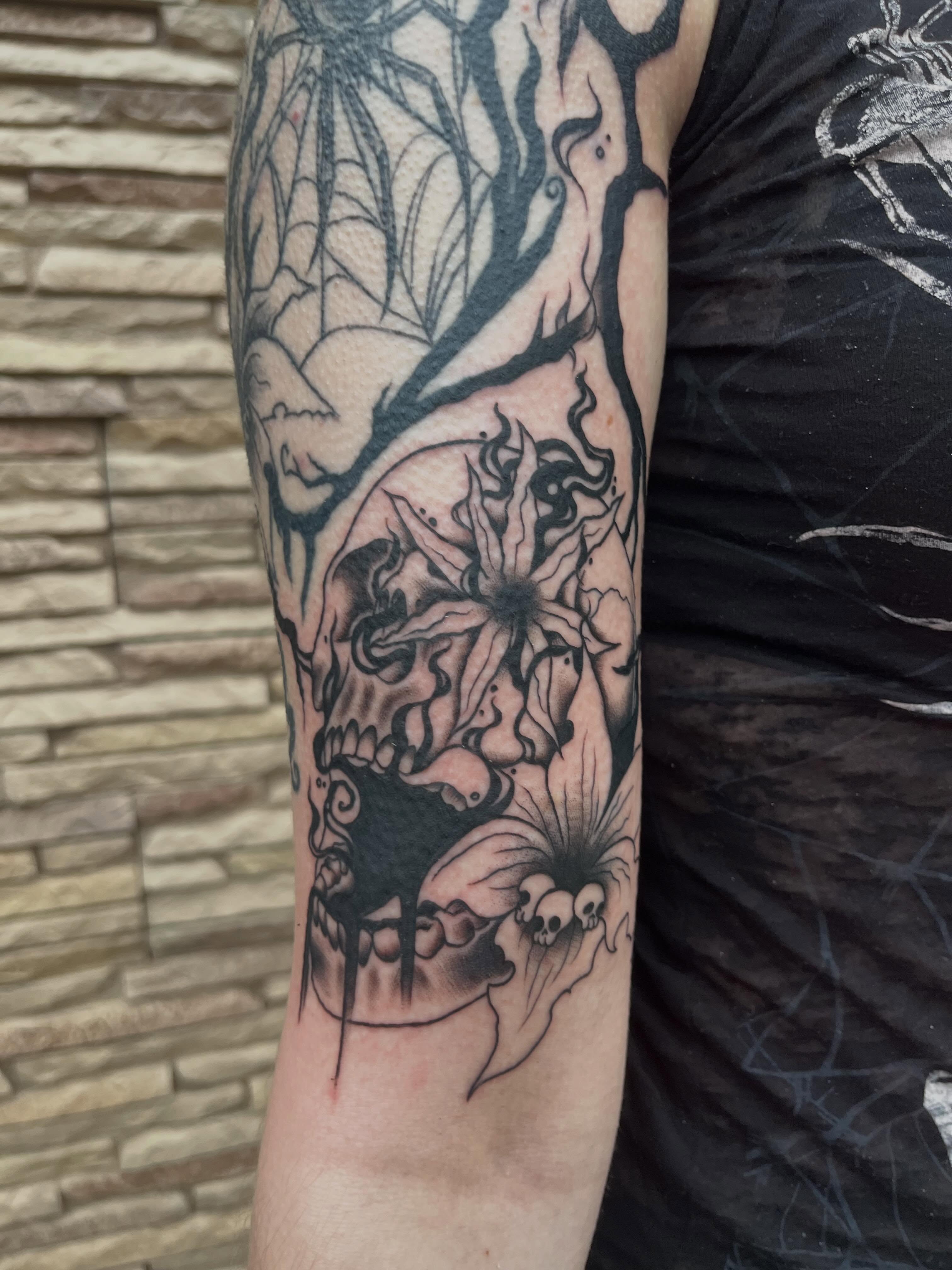 Tattoo by @anavrintattoo — black_and_grey, realism