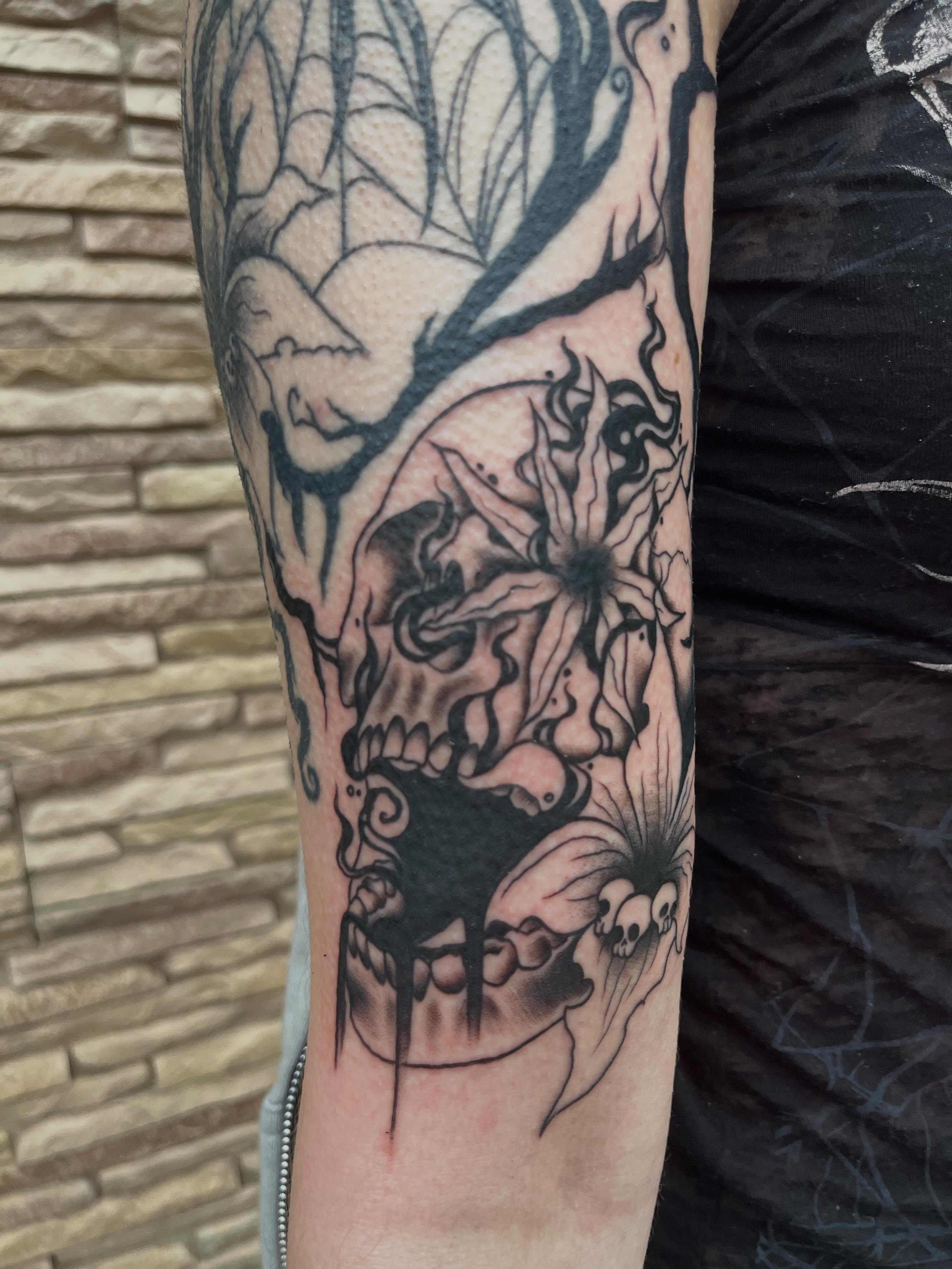 Tattoo by @anavrintattoo — black_and_grey, realism
