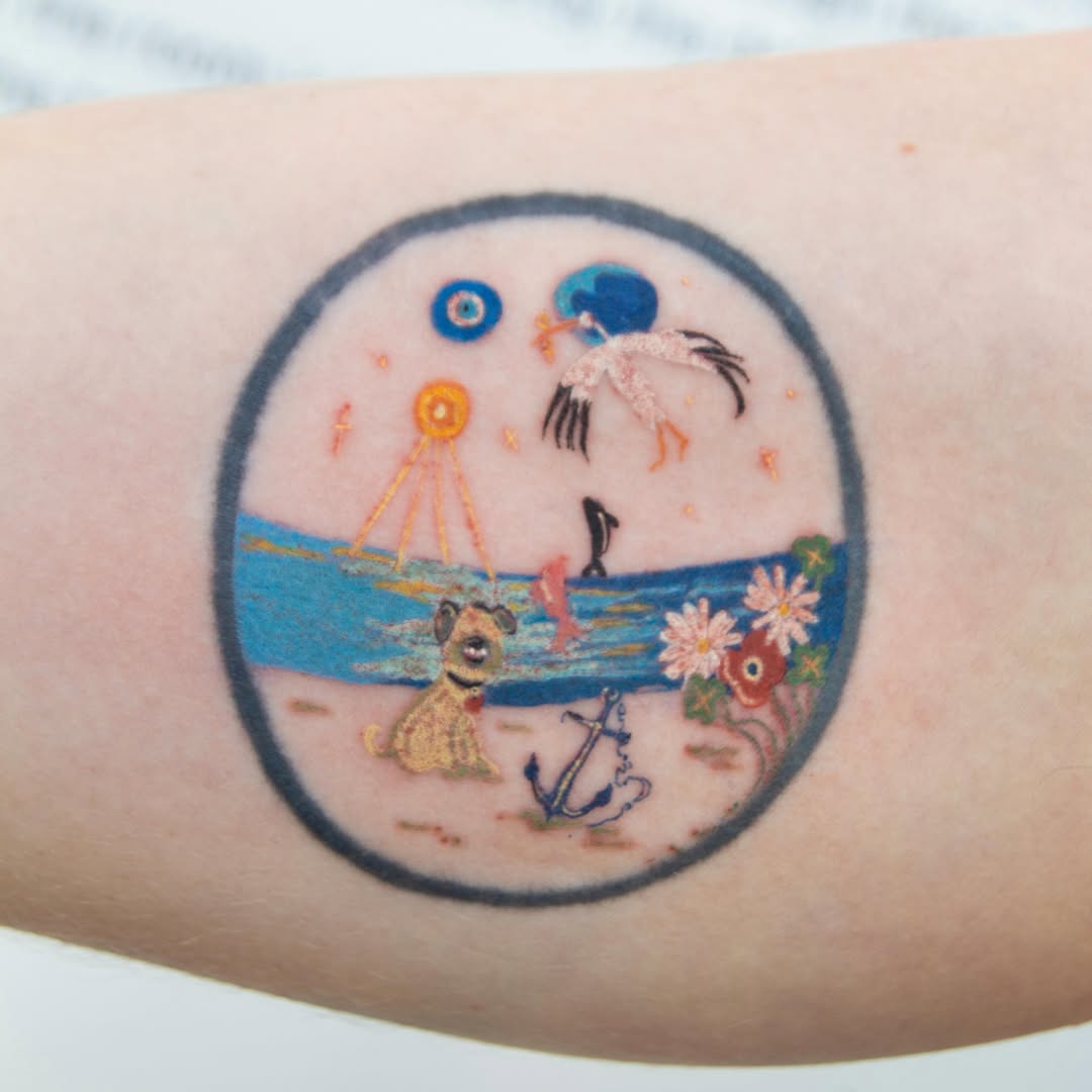 Tattoo by @mopxistudio — new_school, illustrative