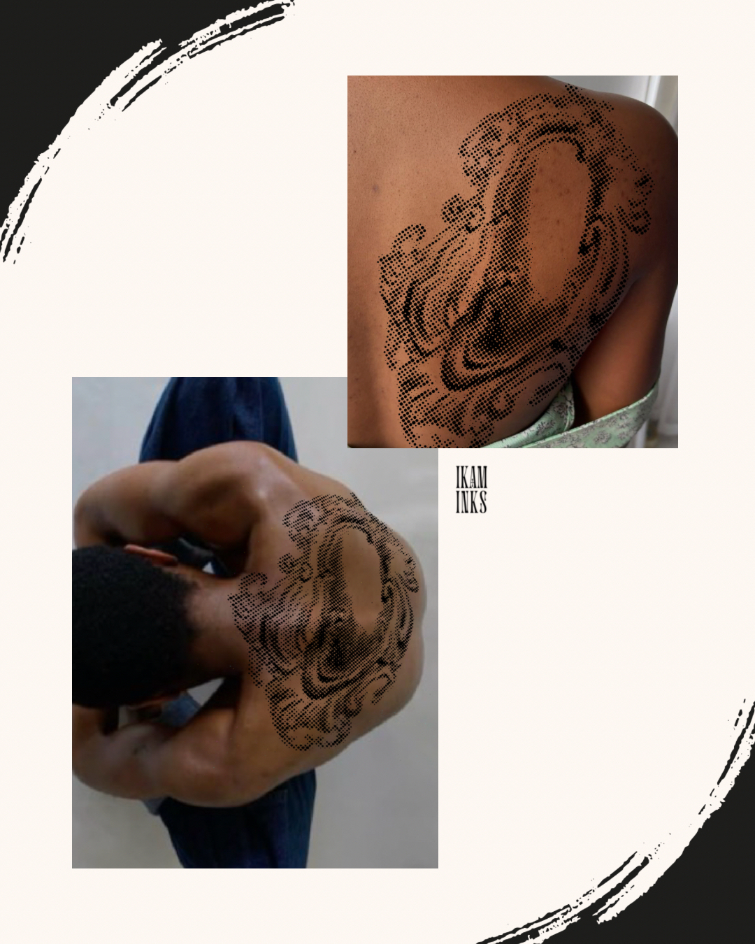 Abstract pattern dotwork tattoo on the shoulder by Bella - Austin Tattoo Artist ₓ˚. ୭