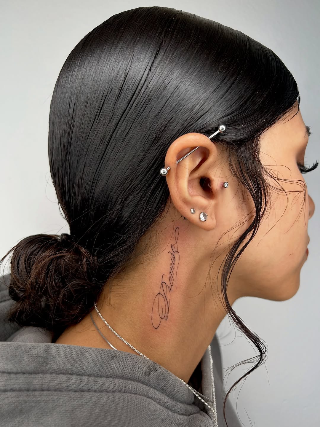 Tattoo by @tesnusa — lettering_script, fine_line