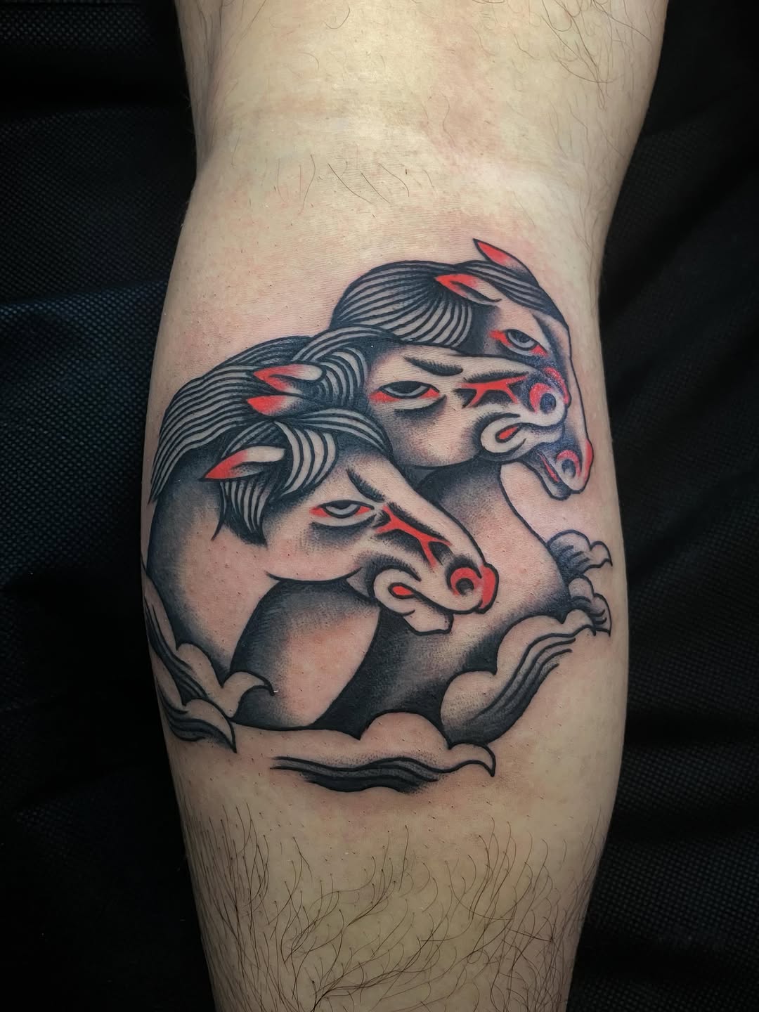 Tattoo by @jgracetattoo — american_traditional, black_and_grey