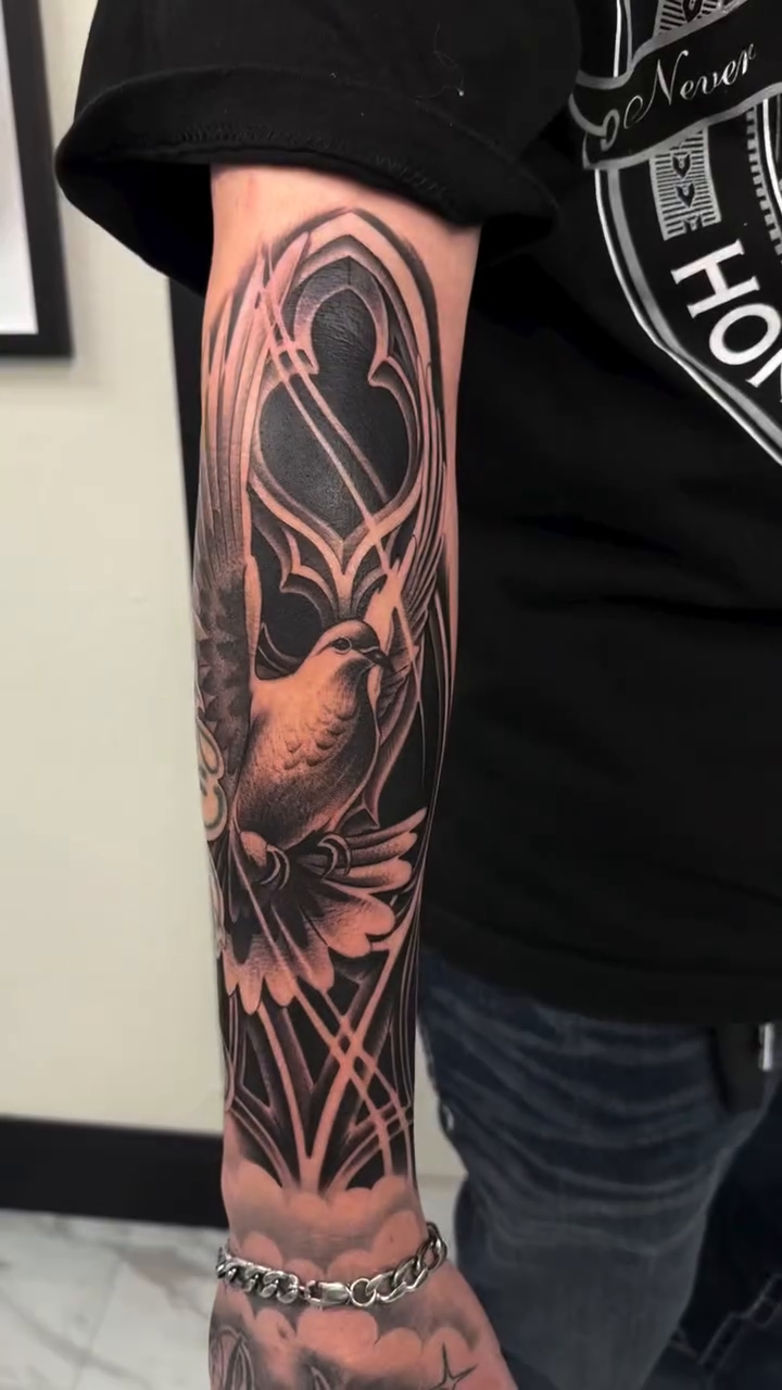 Tattoo by @7opez — black_and_grey, realism