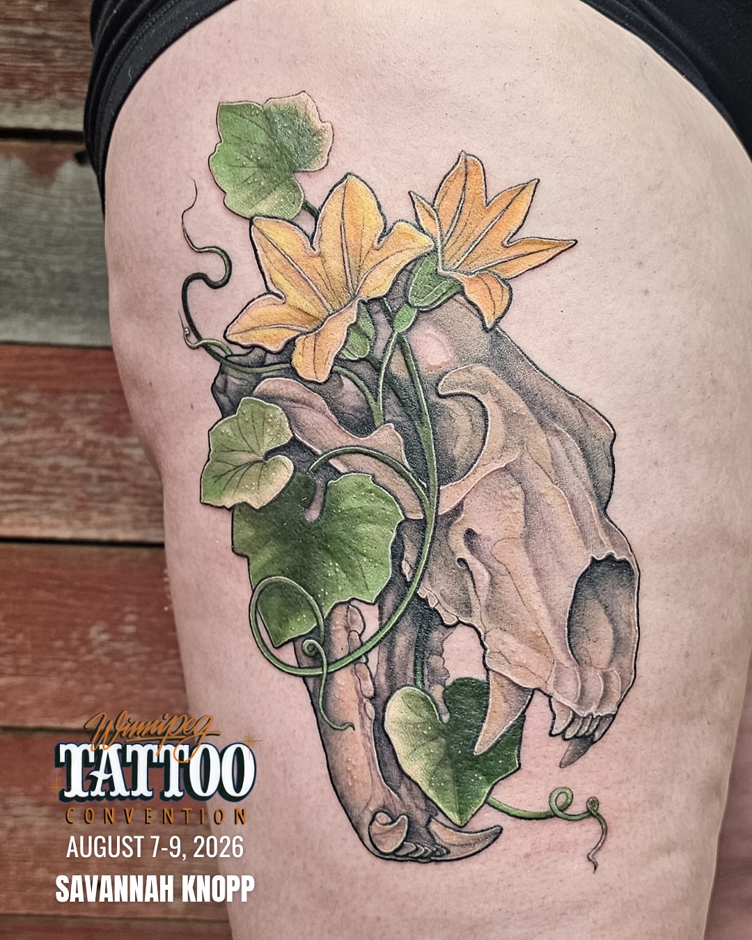 Tattoo by @plaidbear_designco — realism, dotwork