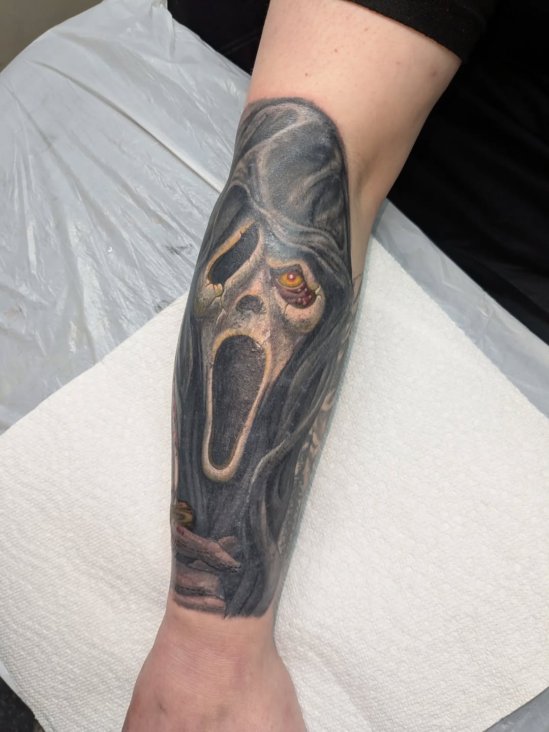 Tattoo by @jessica_fleischman — realism, dark_realism