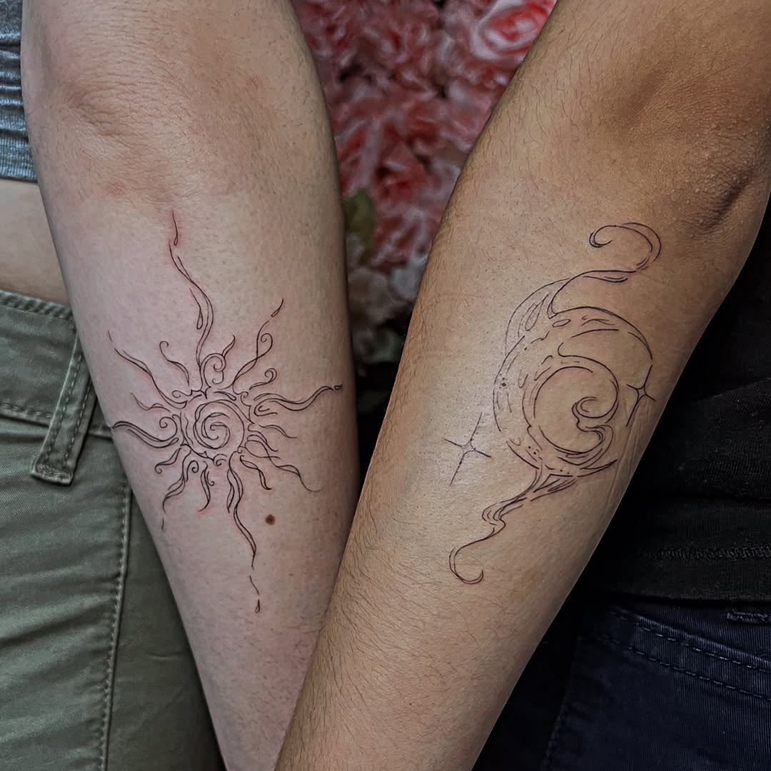 Tattoo by @venomxdesigns β fine_line, minimalist