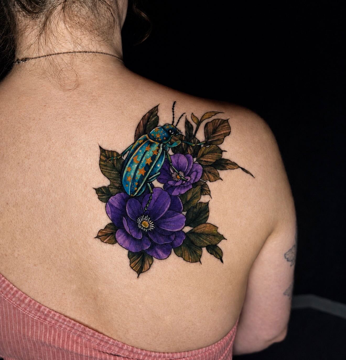 Tattoo by @breestallworthtattoo — realism, dotwork