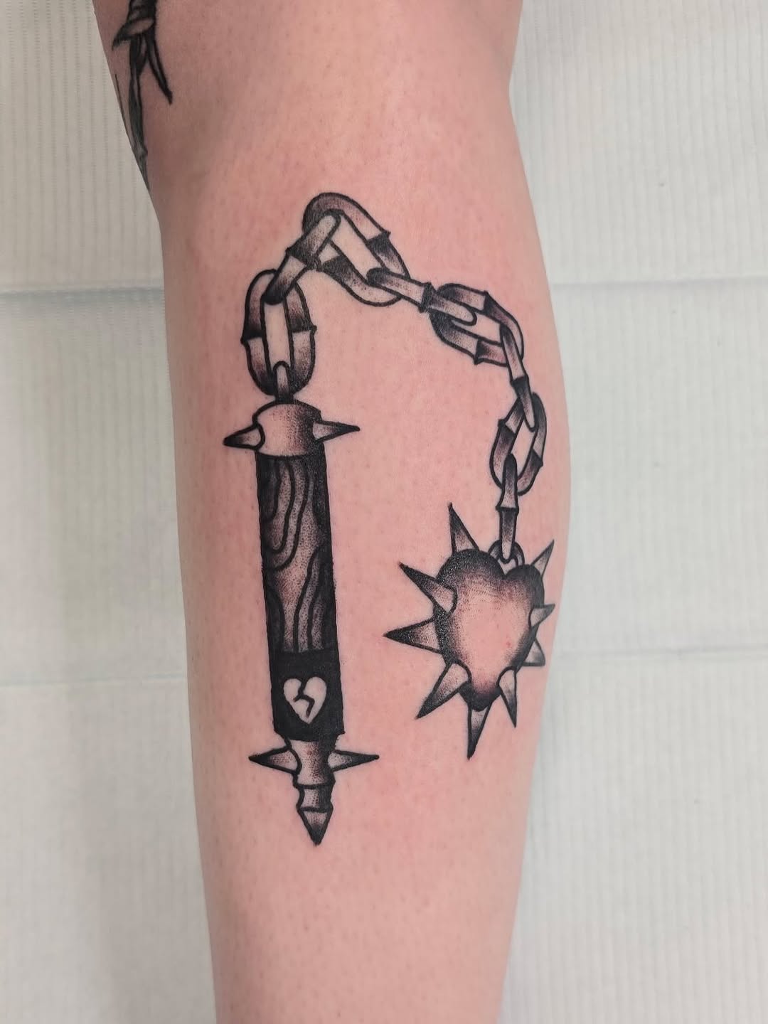 Tattoo by @yourmomsfavoritetattooartist — american_traditional, black_and_grey