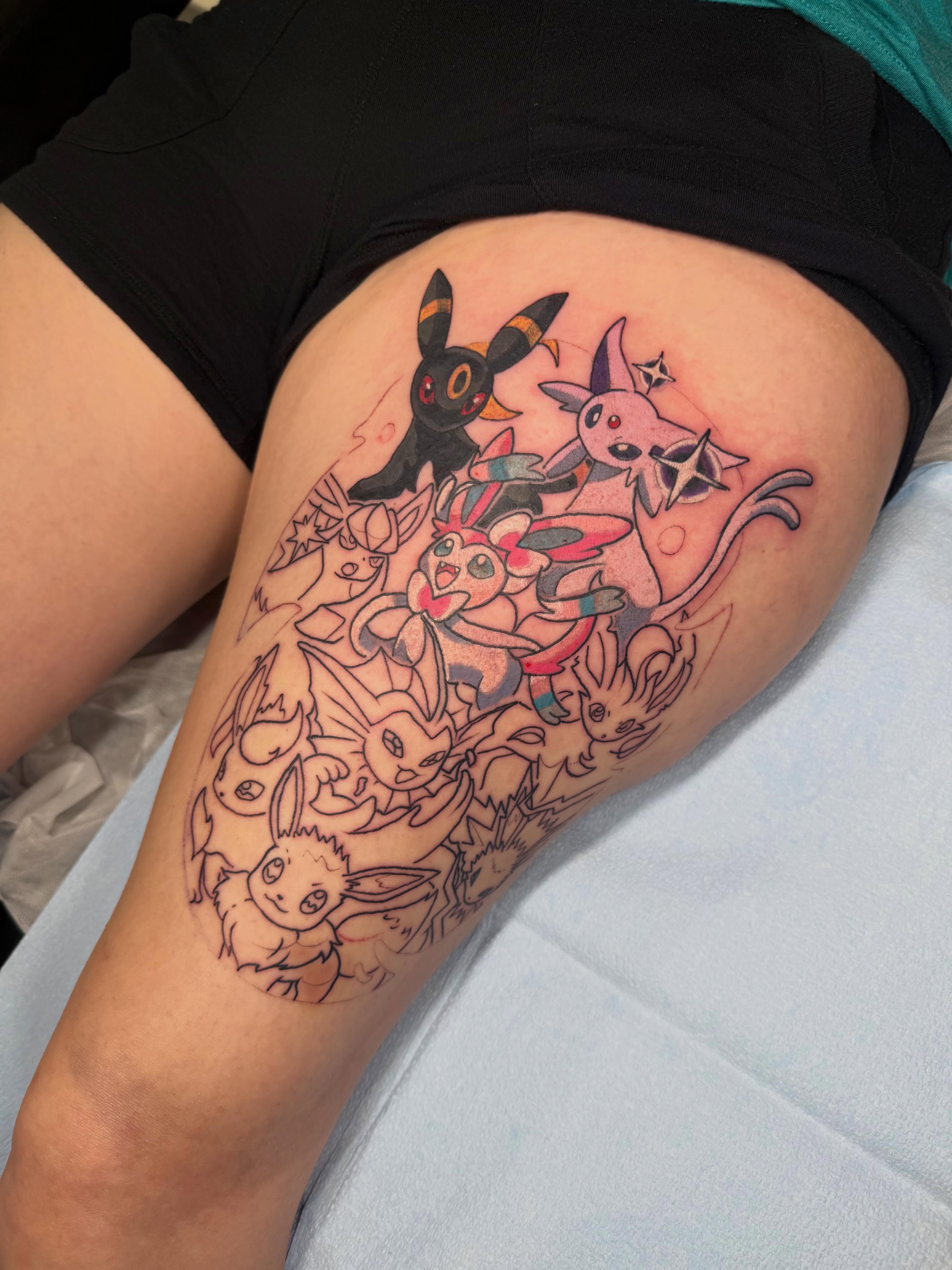 Tattoo by @manaxmike — dotwork