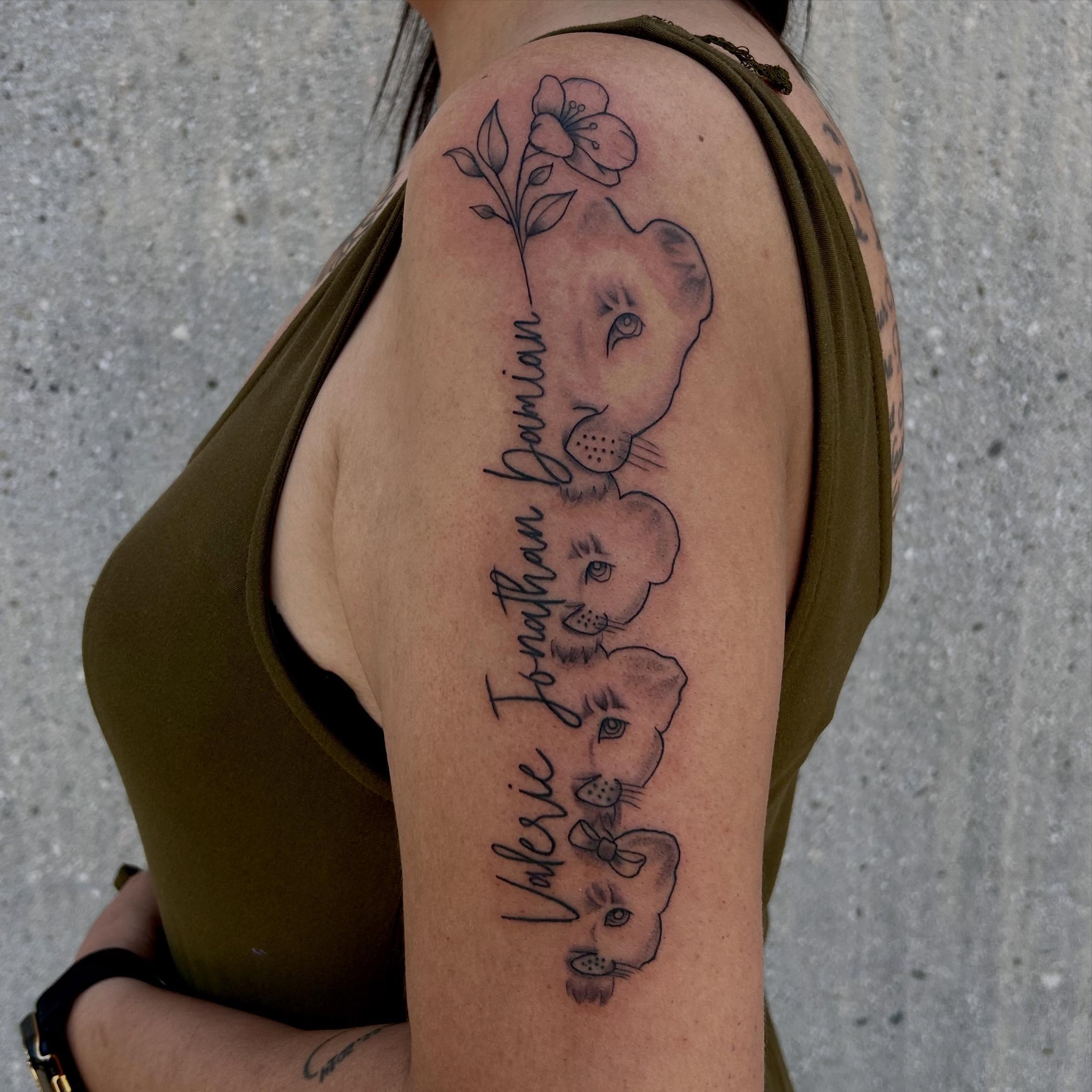Tattoo by @birdytattoos_ — black_and_grey