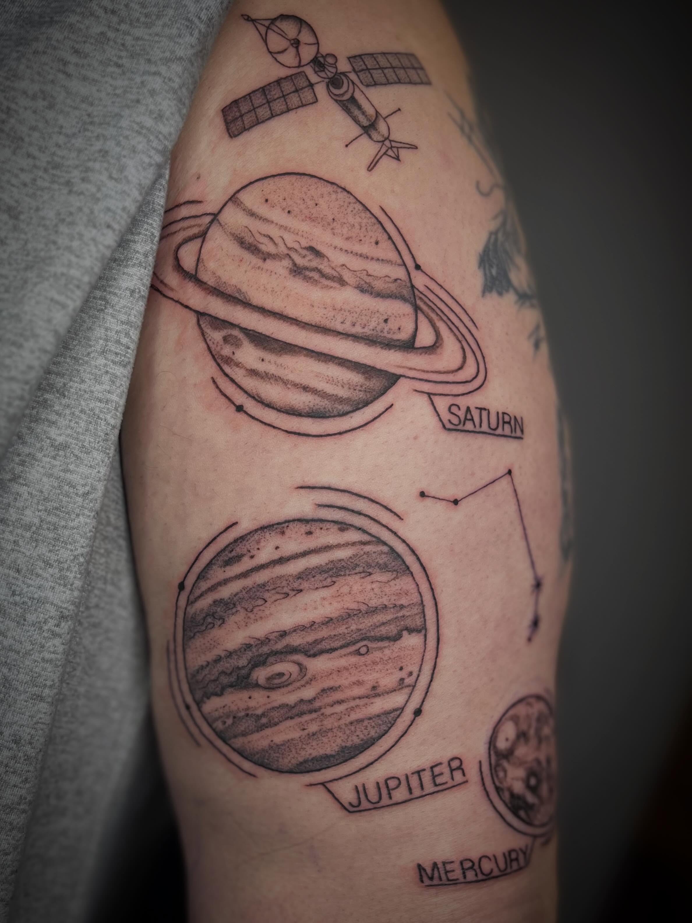 Tattoo by @imaginary_rubbish — dotwork, realism
