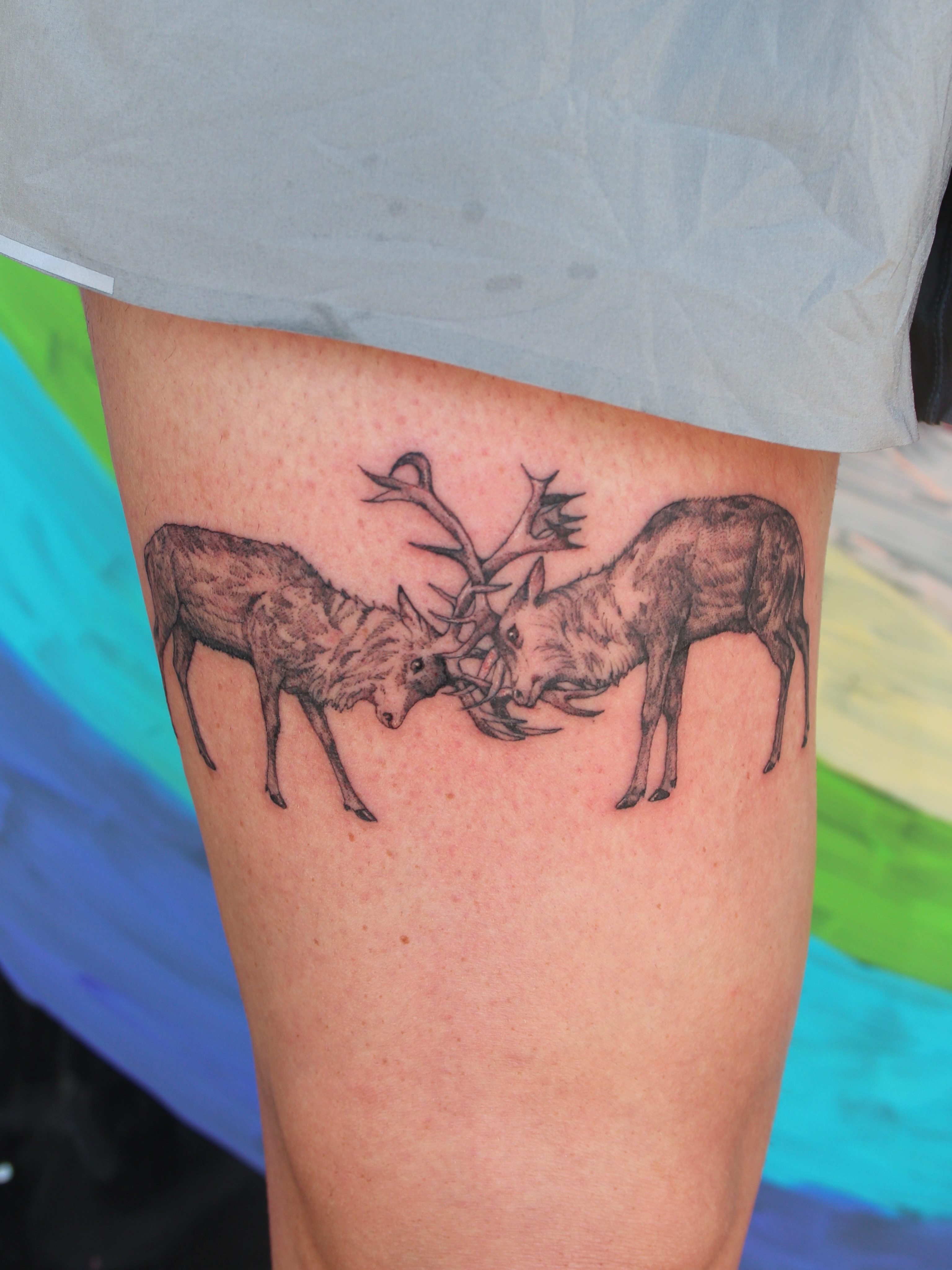 Tattoo by @creatureoutside — black_and_grey