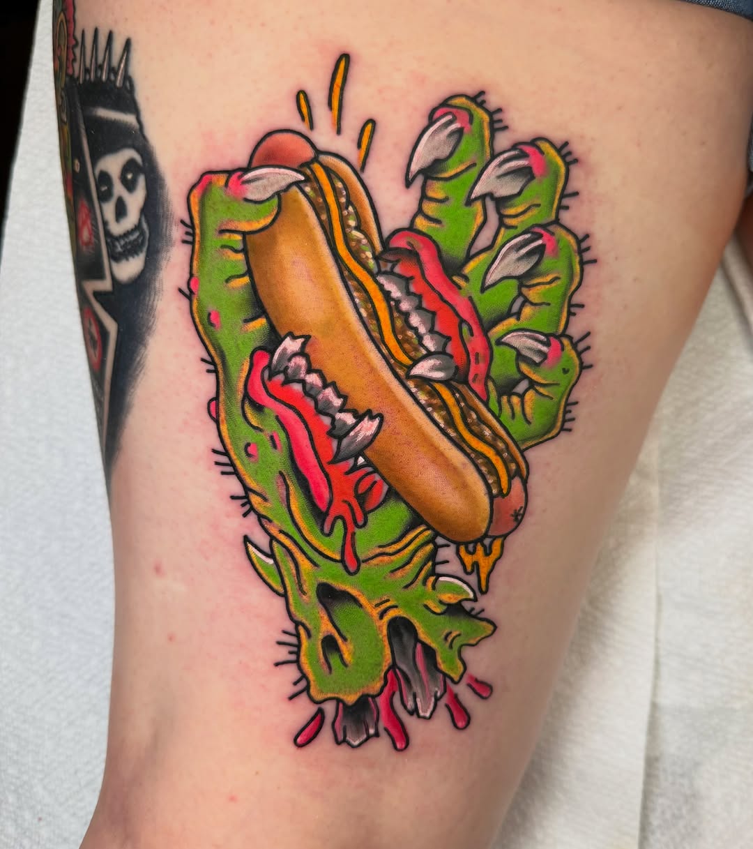 Tattoo by @justintattoosnc — american_traditional, new_school