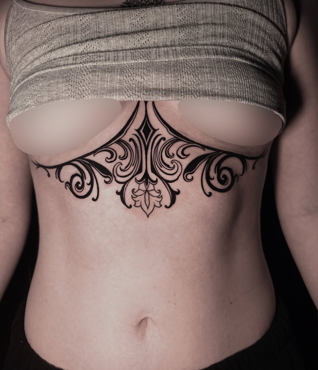 Tattoo by @hawkstattoo_ — ornamental, blackwork