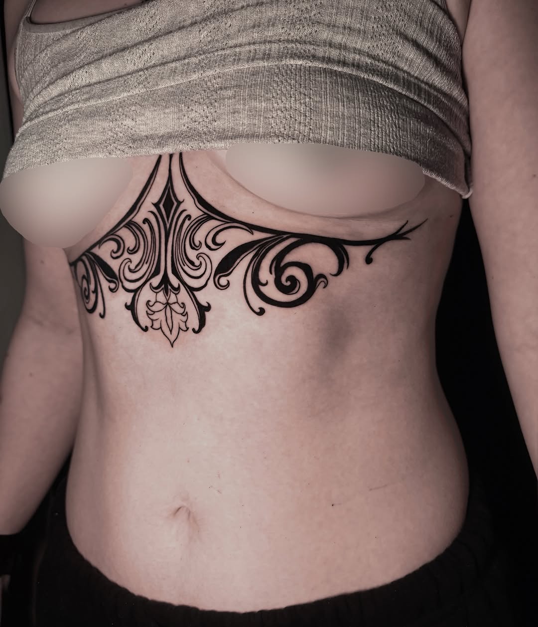 Tattoo by @hawkstattoo_ — ornamental, blackwork