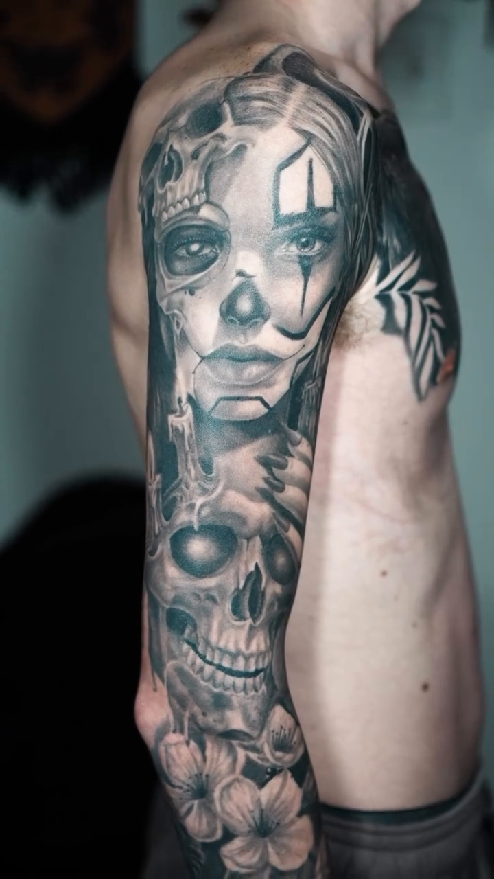 Tattoo by @mrdrextattoo — black_and_grey, realism