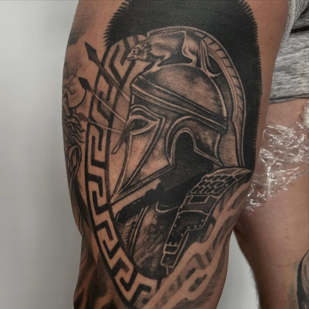 Tattoo by @whitneyh_tattoos — black_and_grey, realism