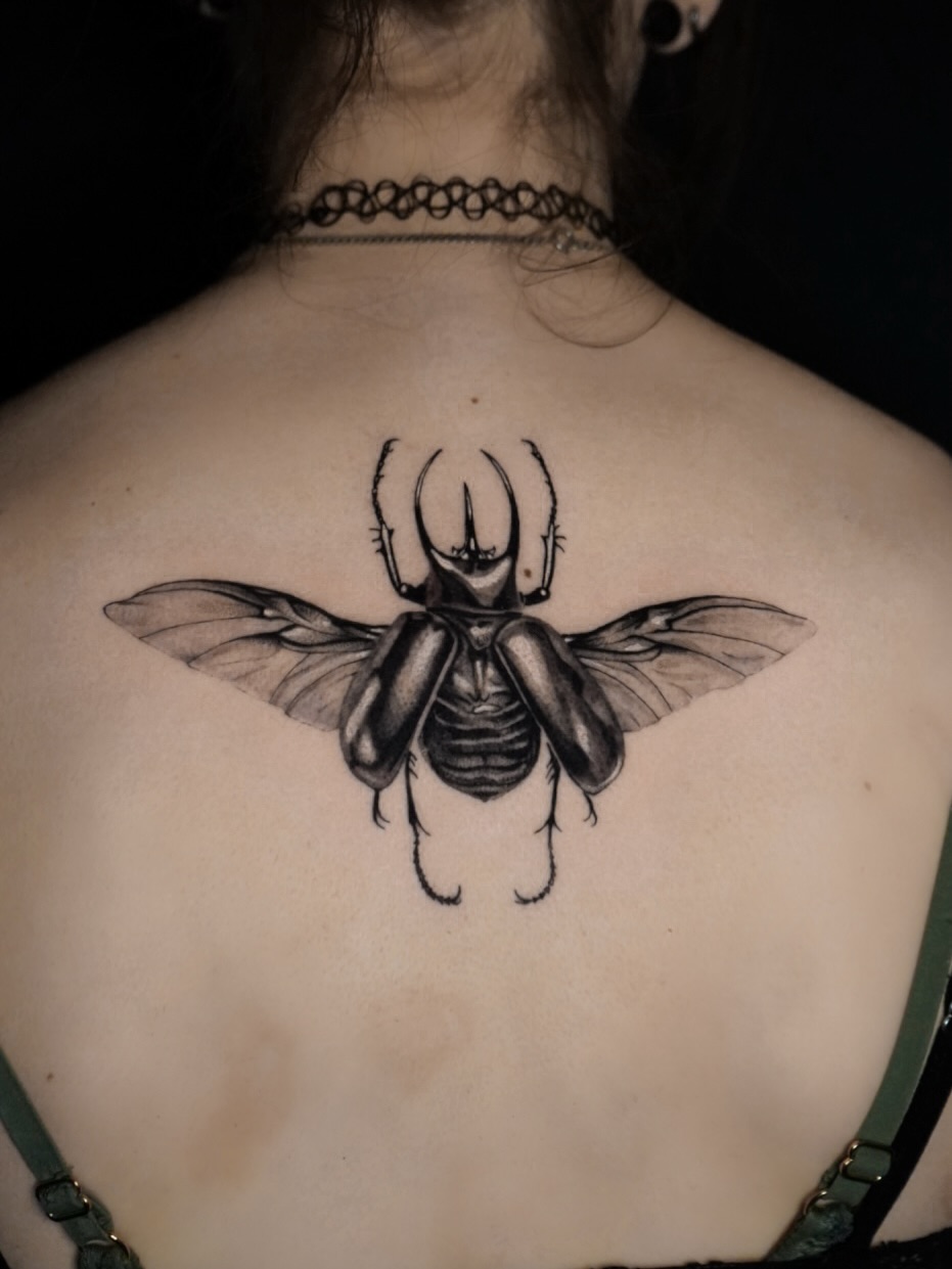 Tattoo by @anissatattoos β realism, black_and_grey