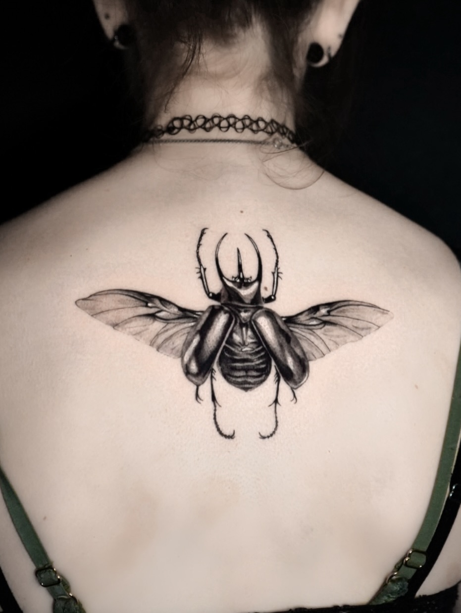 Tattoo by @anissatattoos β realism, black_and_grey