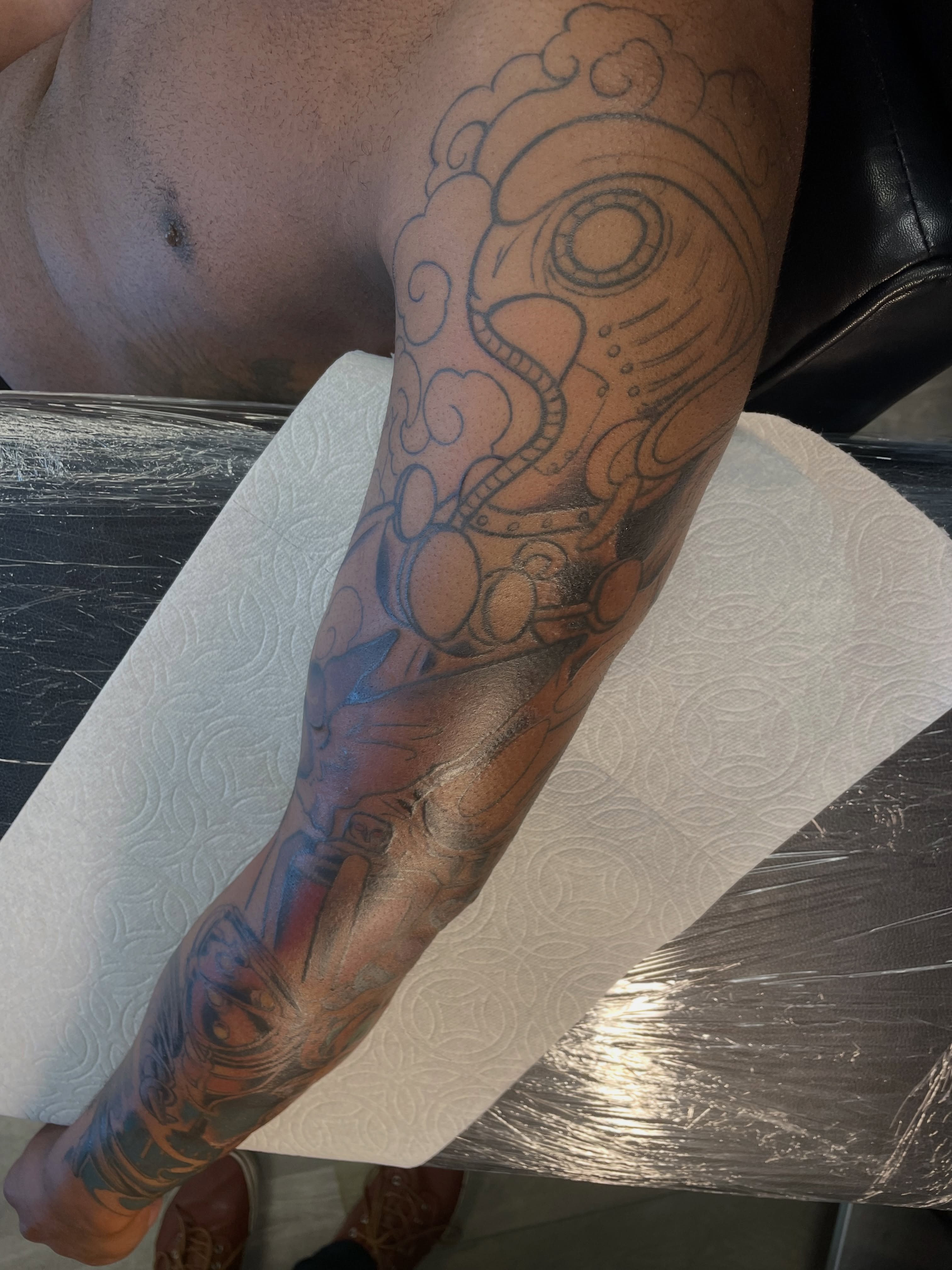 Tattoo by @steven_makes_art — geometric, dotwork