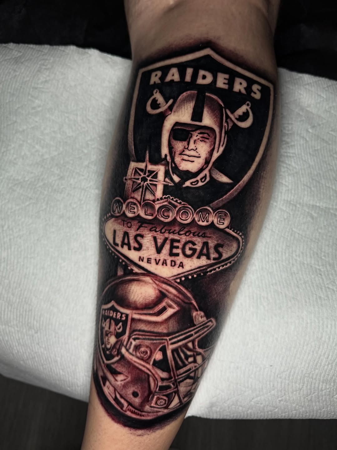 Tattoo by @rainofinktattoos — realism, black_and_grey