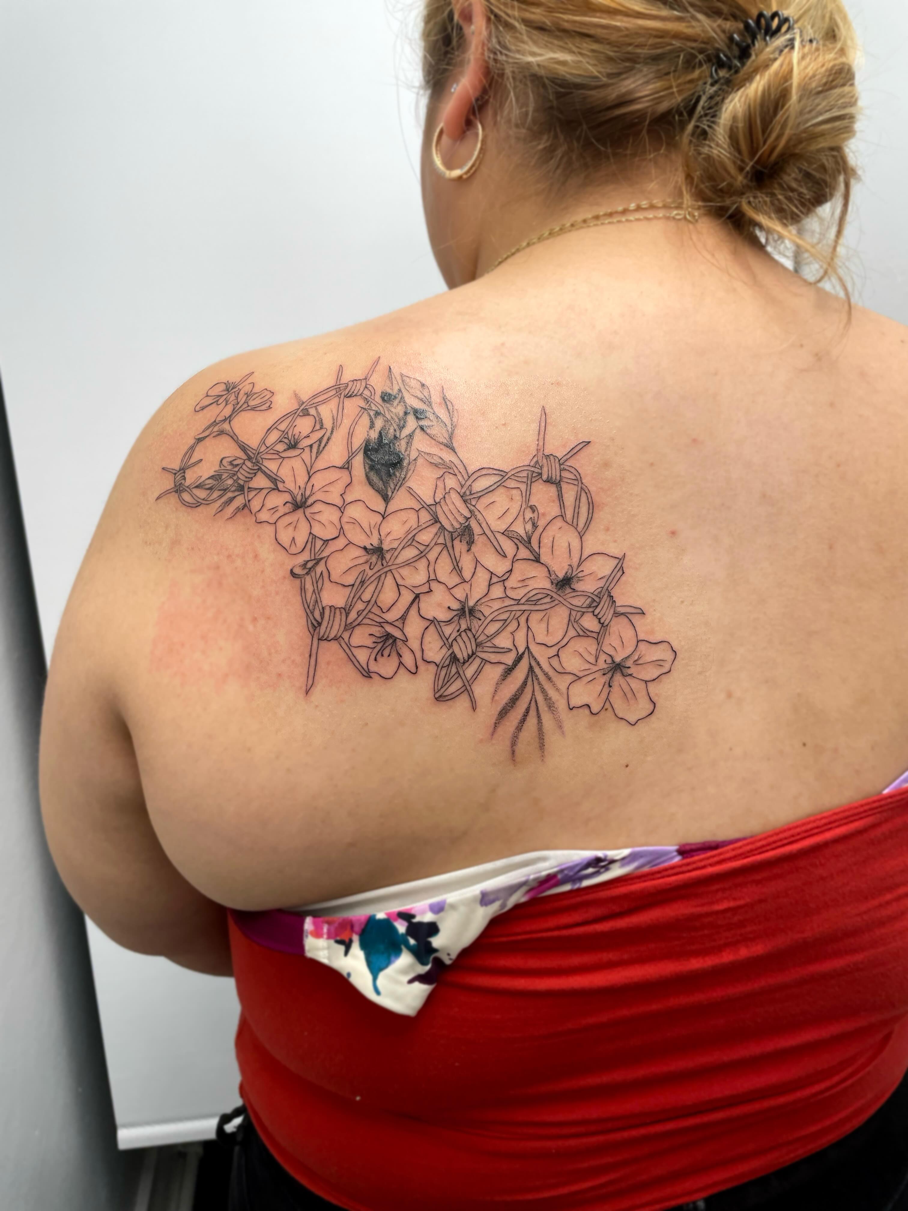 Tattoo by @stephtattoos13 — black_and_grey