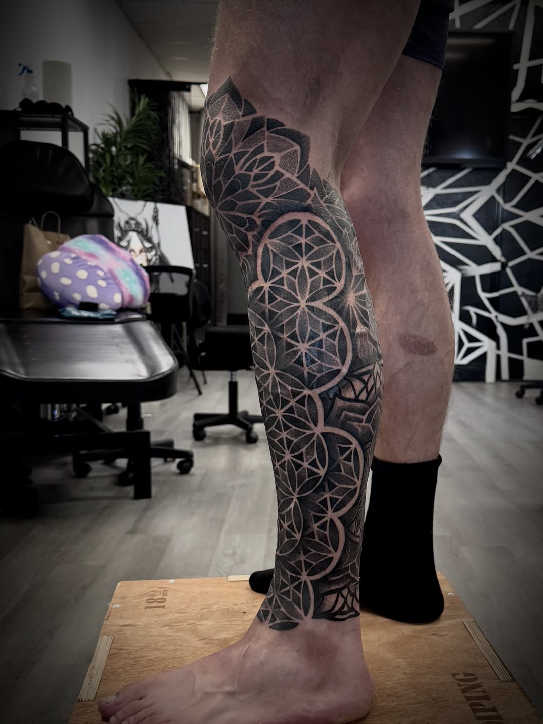 Tattoo work at Three Rivers Tattoo Convention 2026