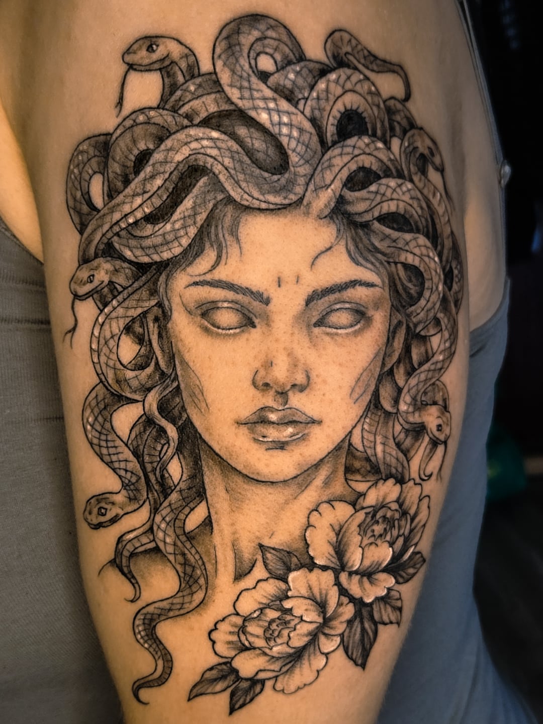 Tattoo by @isolationtattoos — black_and_grey, realism