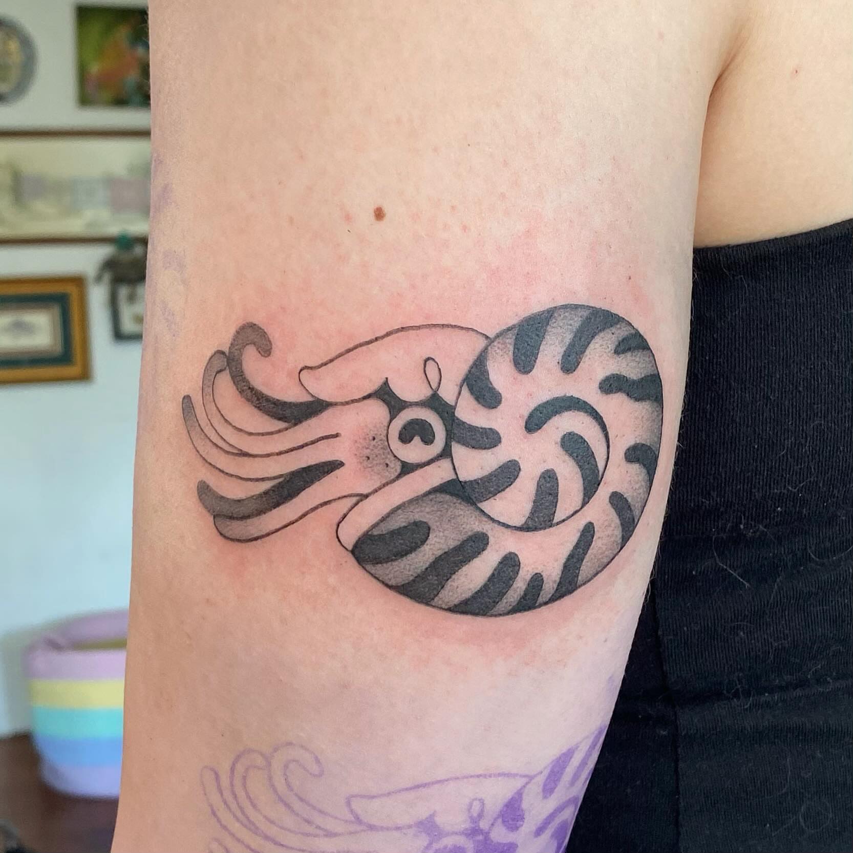 Tattoo by @pure_foolery — black_and_grey