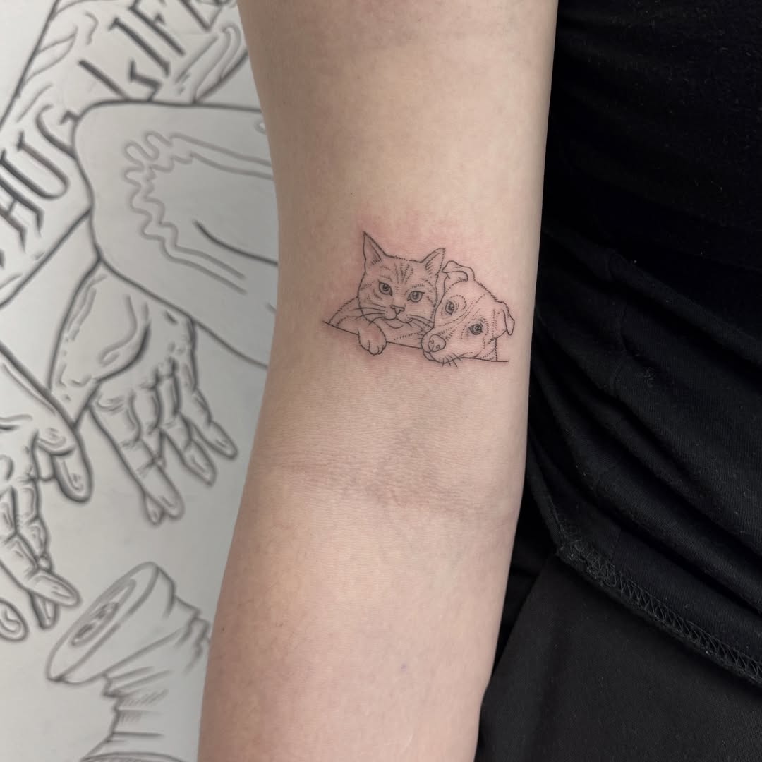 Tattoo by @turned_blue.ink — fine_line