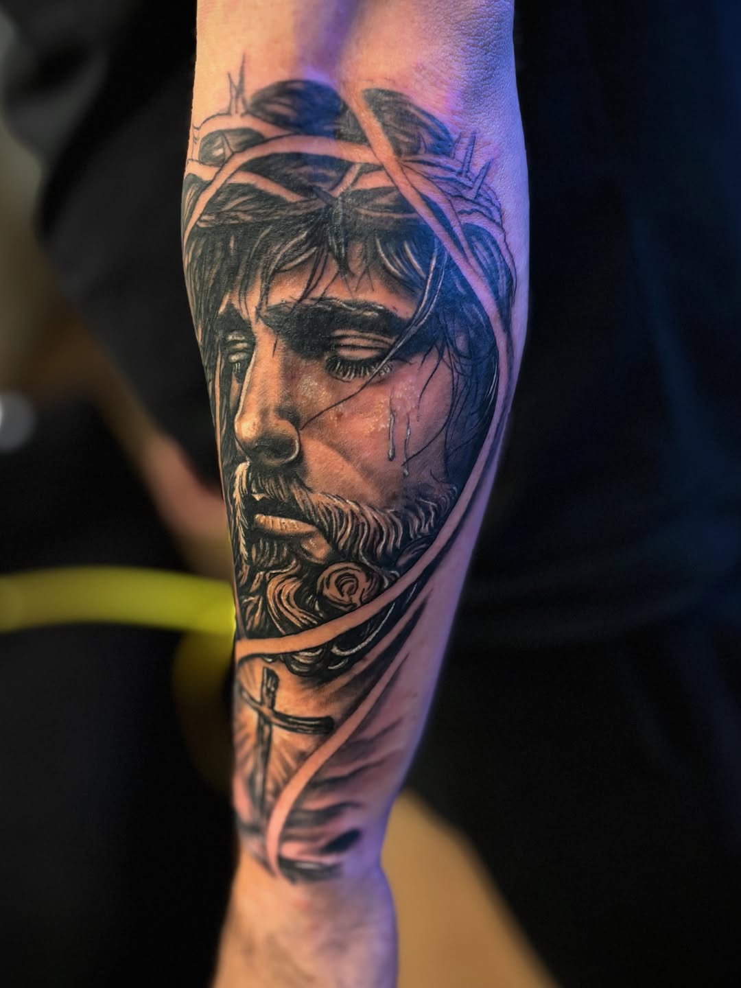 Realism tattoo on the forearm by Mauricio gois