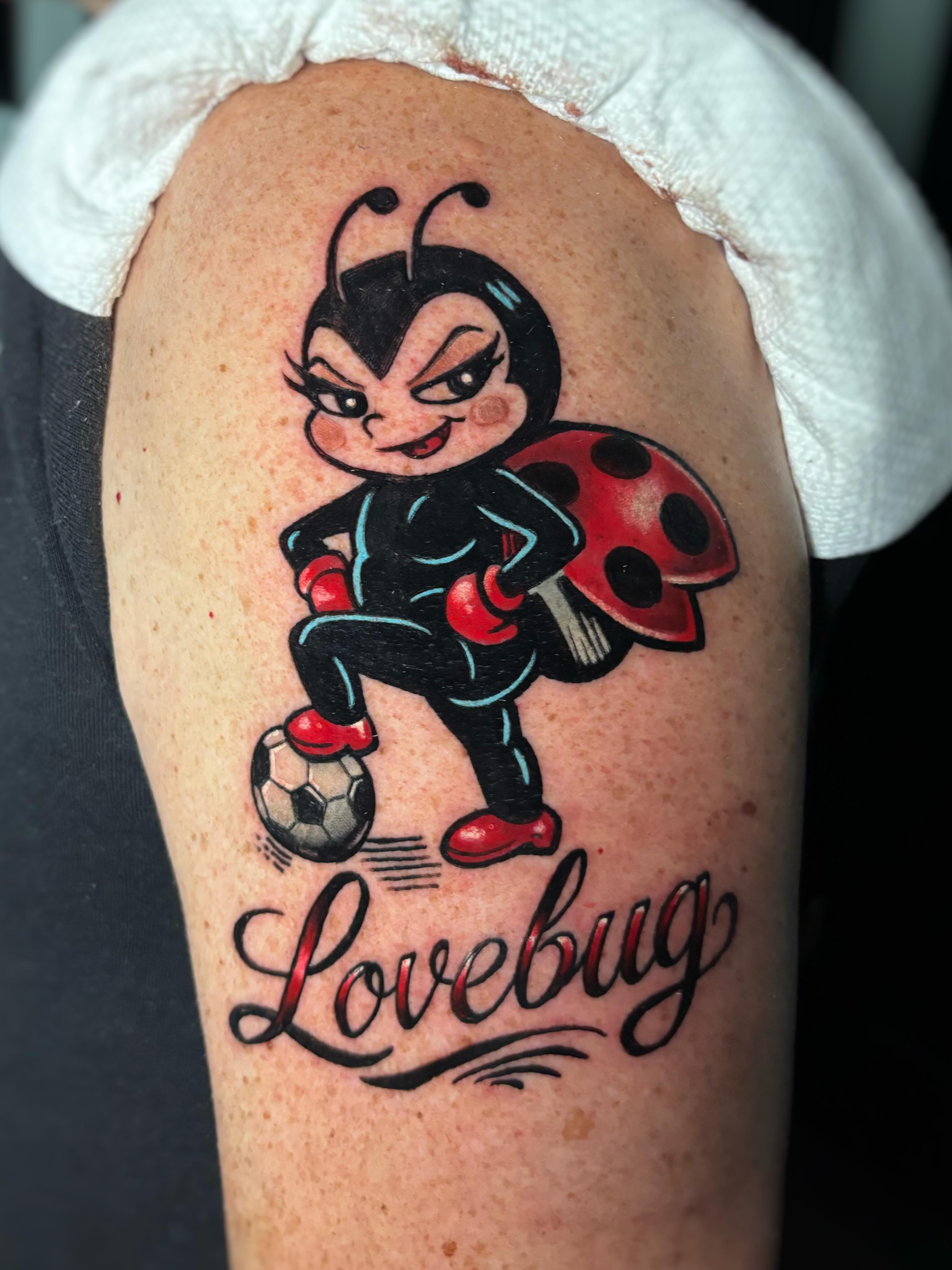 Tattoo by @jasonbanksart — american_traditional, dotwork