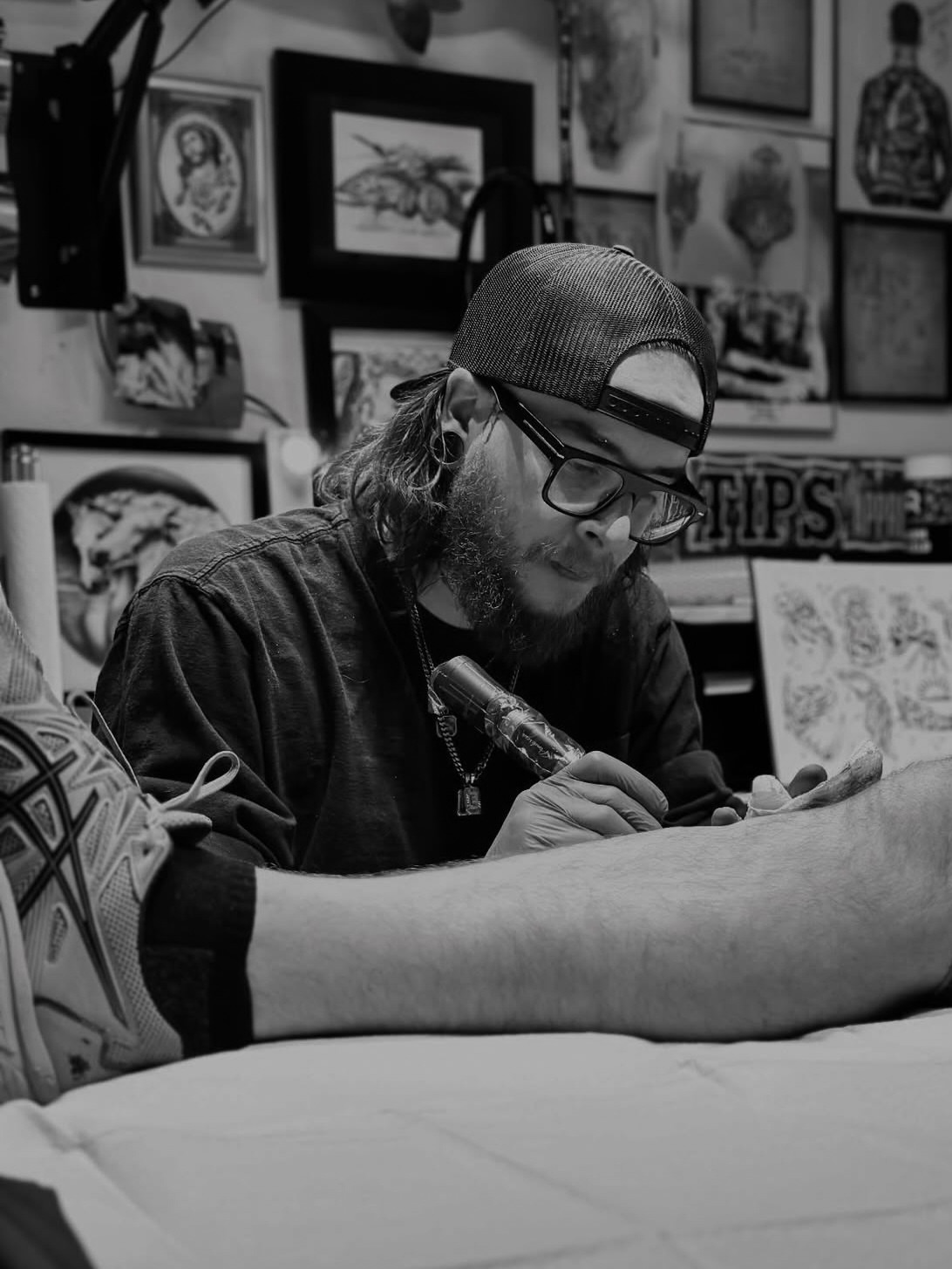 Tattoo by @joe_webbytattoos — black_and_grey