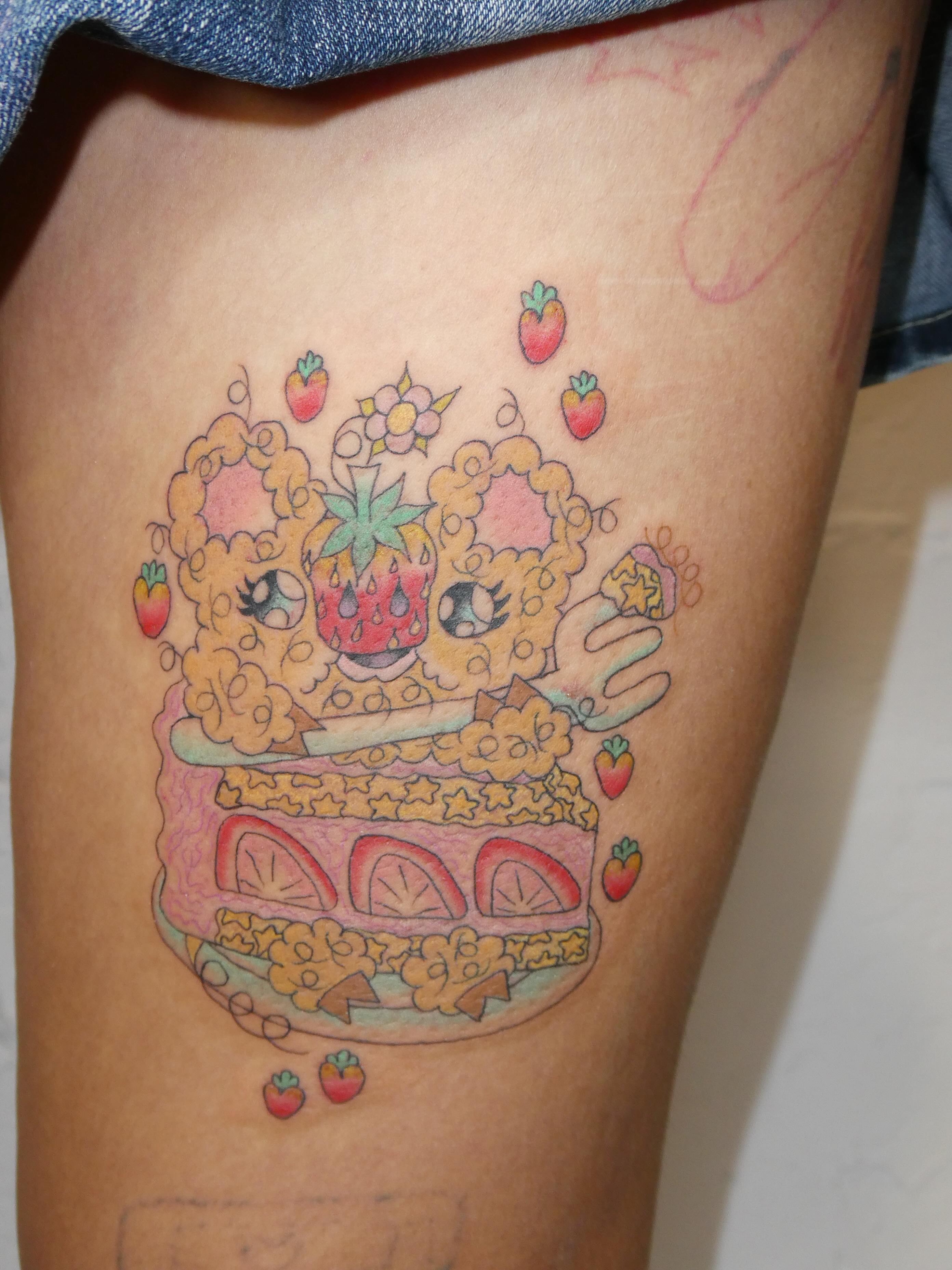 Tattoo by @kissmygiss — new_school, illustrative