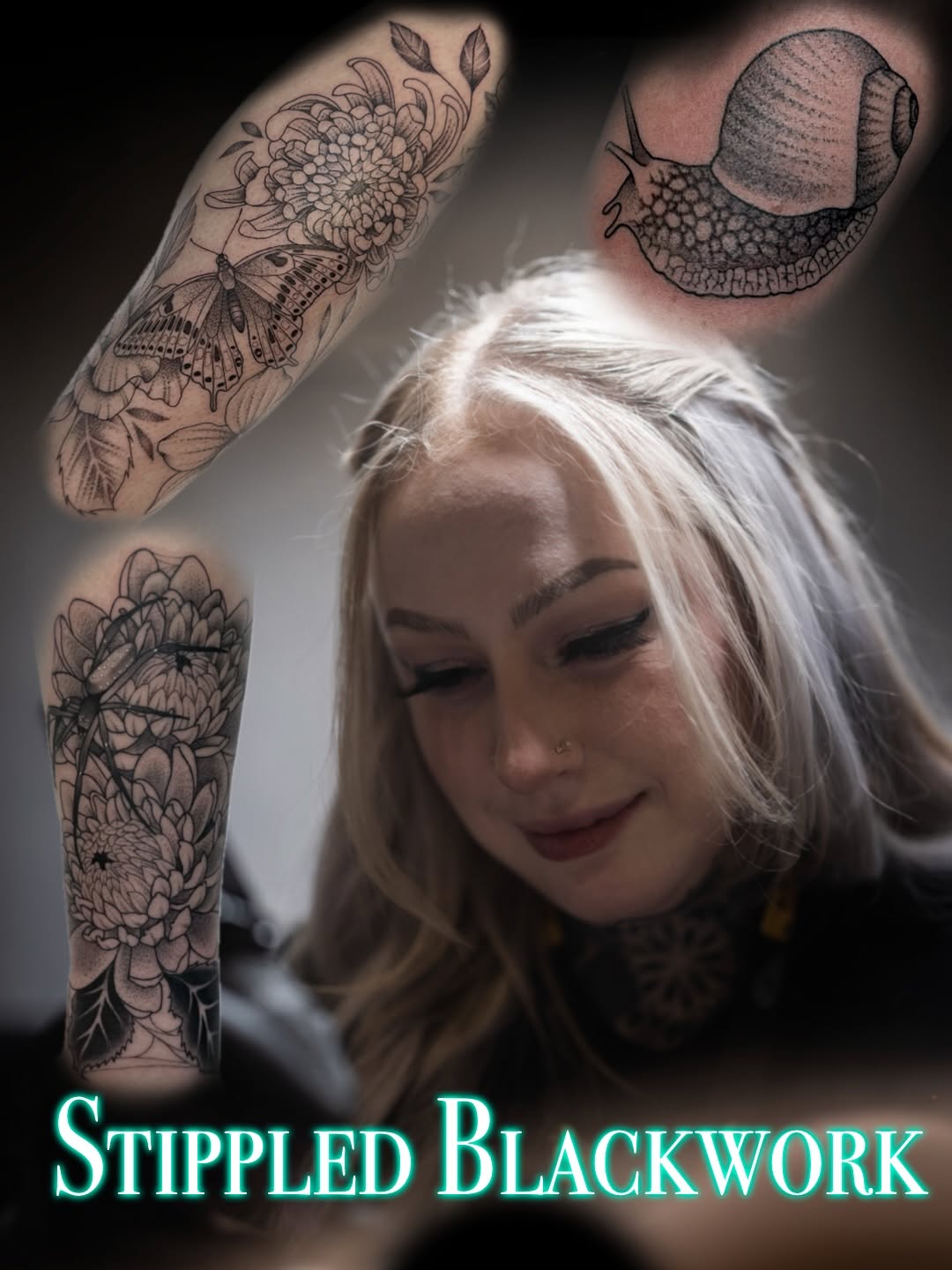Tattoo by @tattoos_by_compton โ dotwork, blackwork