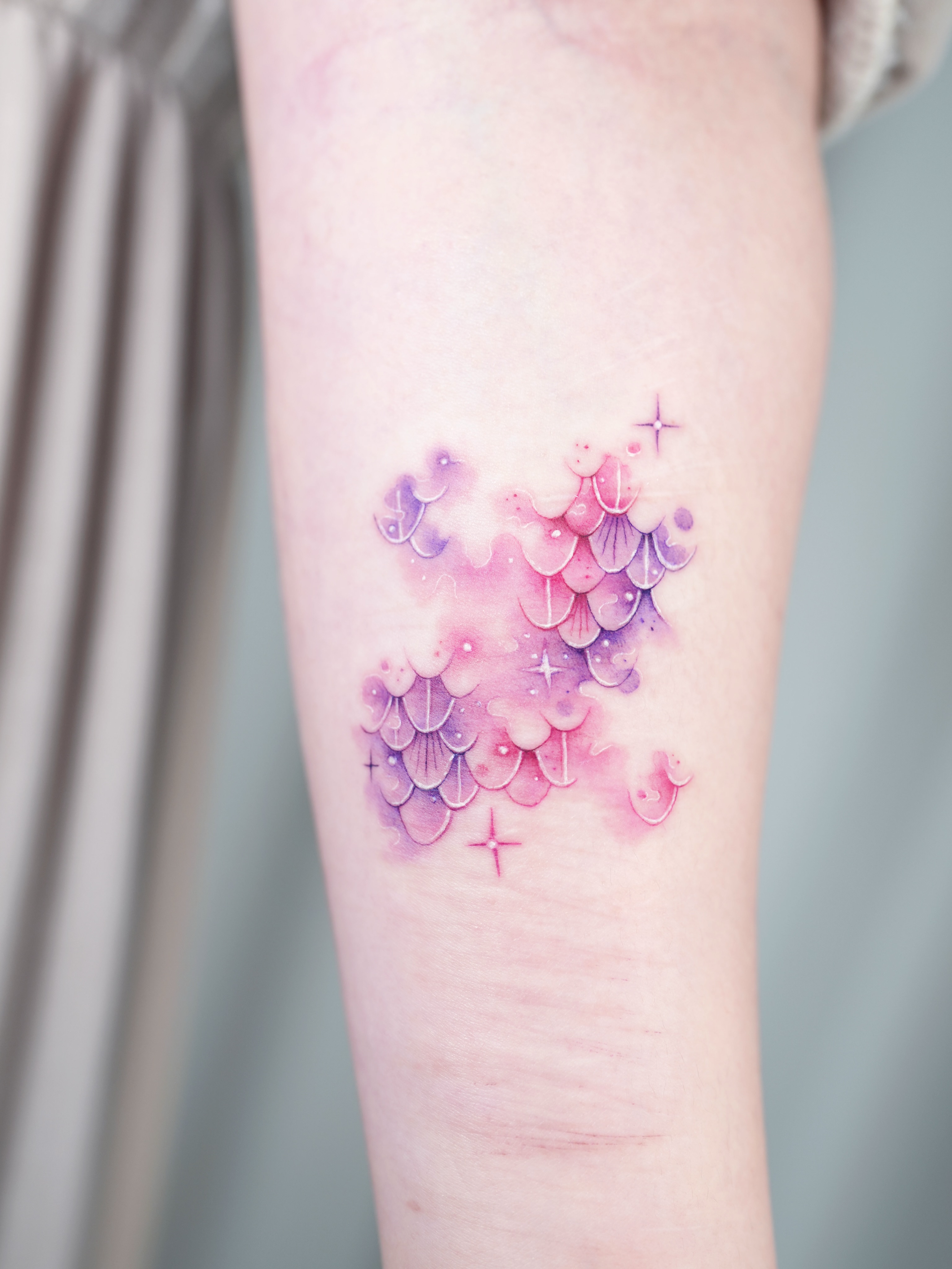 Tattoo by @siren_ink — watercolor