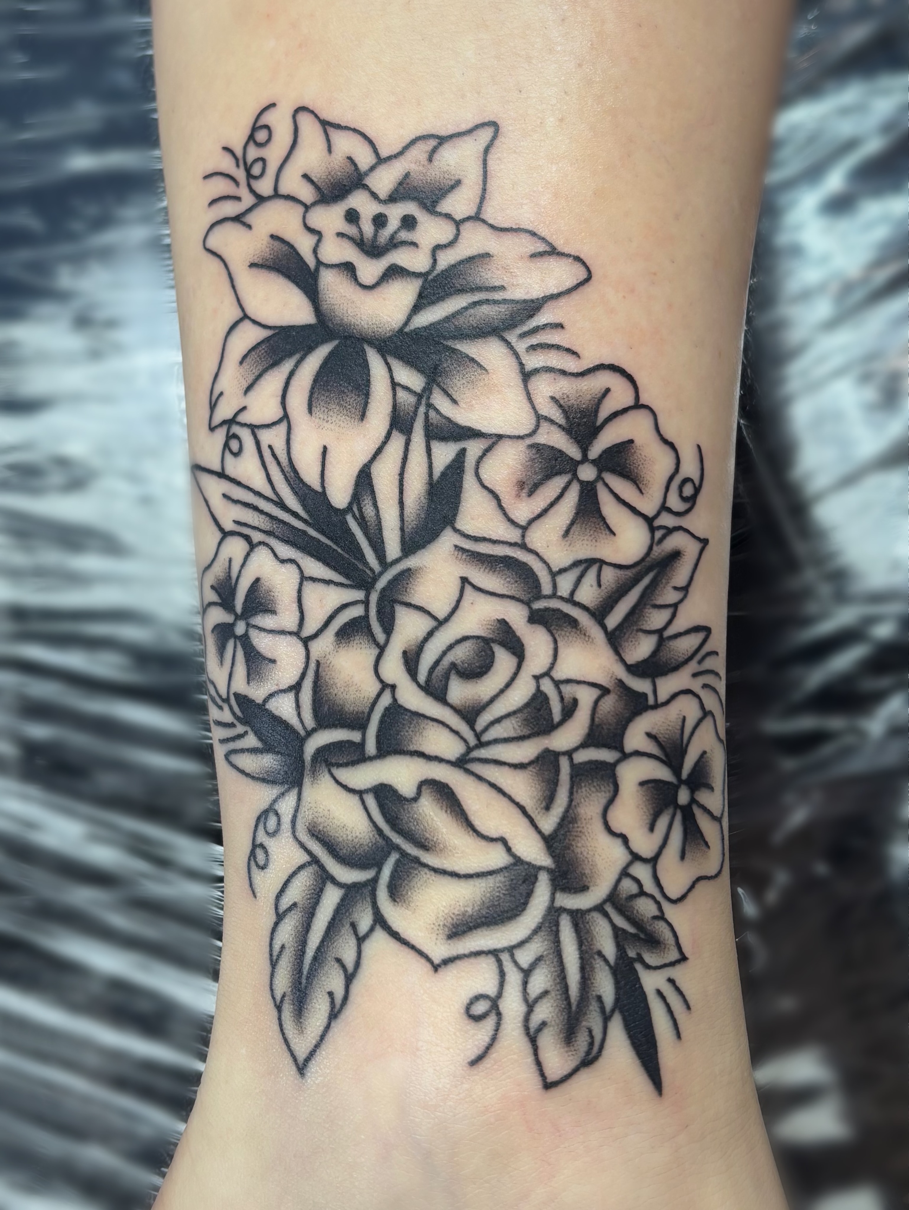 Tattoo by @satyrntattoos โ black_and_grey