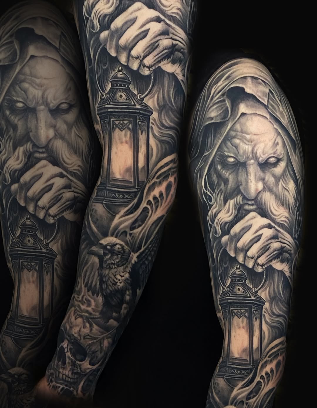 Tattoo by @davenazgul β realism, black_and_grey