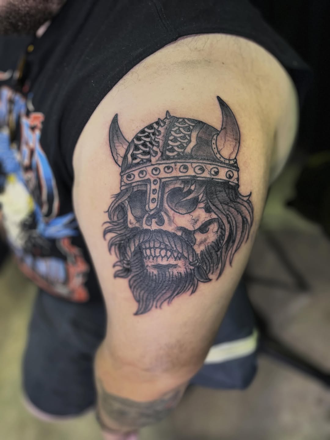 Tattoo by @tattoosbycraigb — black_and_grey, neo_traditional