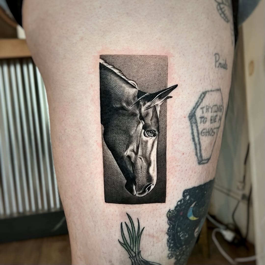 Tattoo by @tattoobilljohenning — realism, black_and_grey