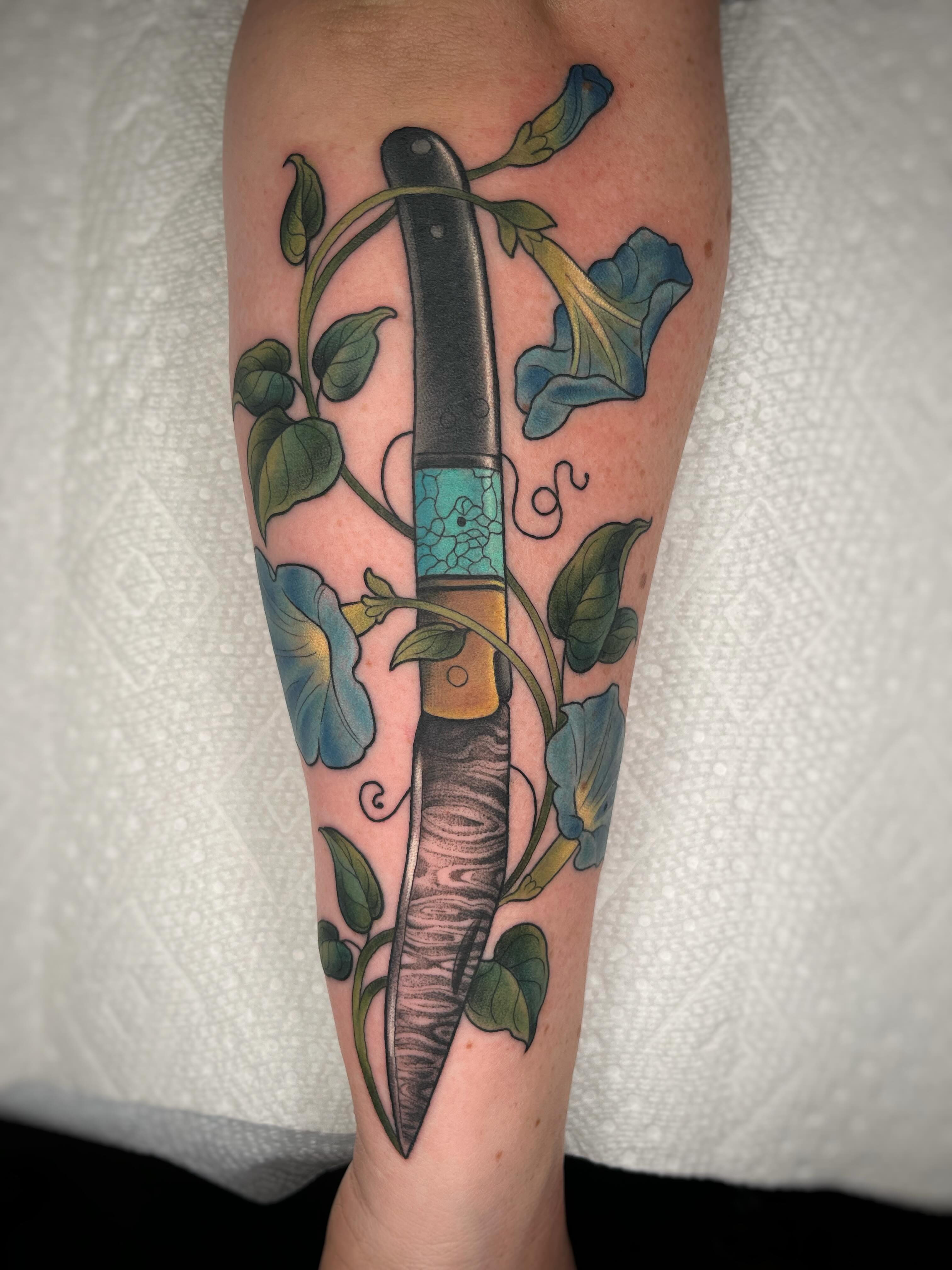 Tattoo by @emidoesart — realism, dotwork